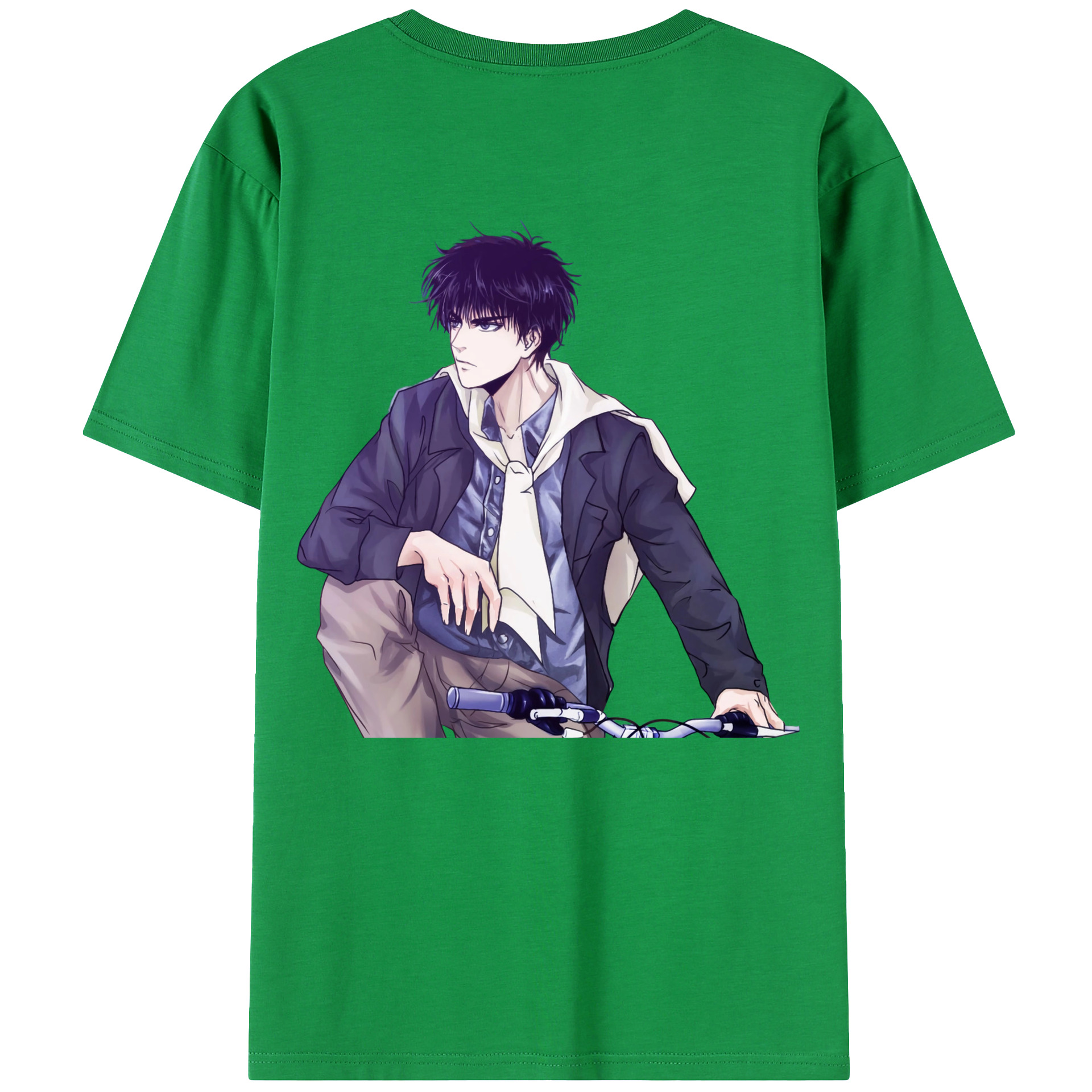 （画像用） SLAM DUNK／スラムダンク 綿100％ メンズ半袖Tシャツ（バックプリント） 通気性