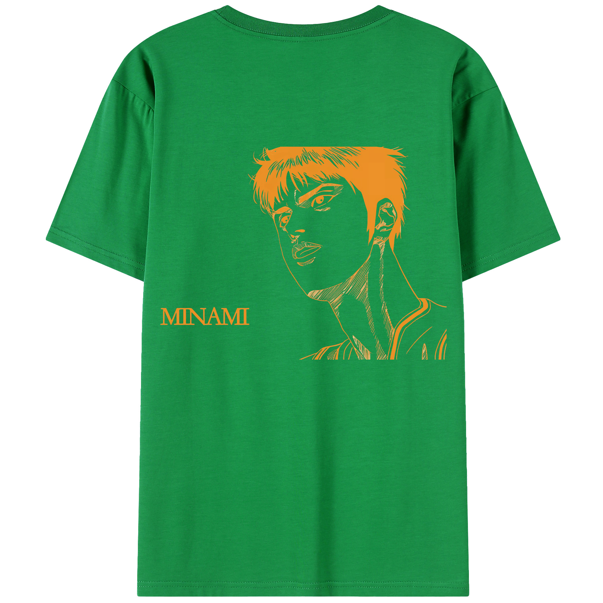 （画像用） SLAM DUNK／スラムダンク 綿100％ メンズ半袖Tシャツ（バックプリント） 通気性