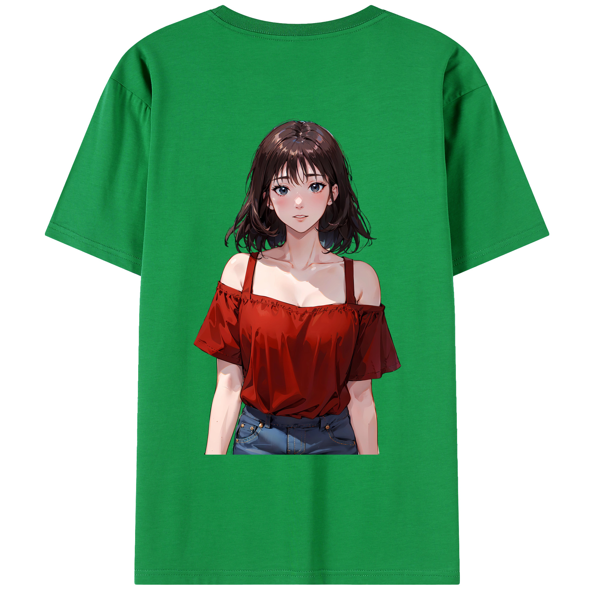 （画像用） SLAM DUNK／スラムダンク 綿100％ メンズ半袖Tシャツ（バックプリント） 通気性