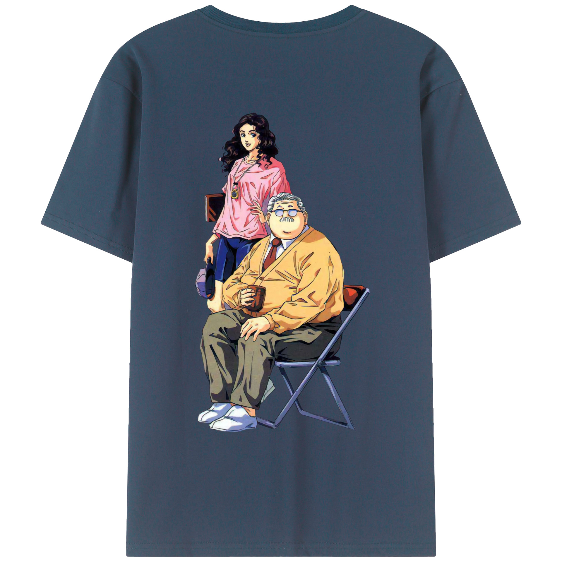 （画像用） SLAM DUNK／スラムダンク 綿100％ メンズ半袖Tシャツ（バックプリント） 通気性