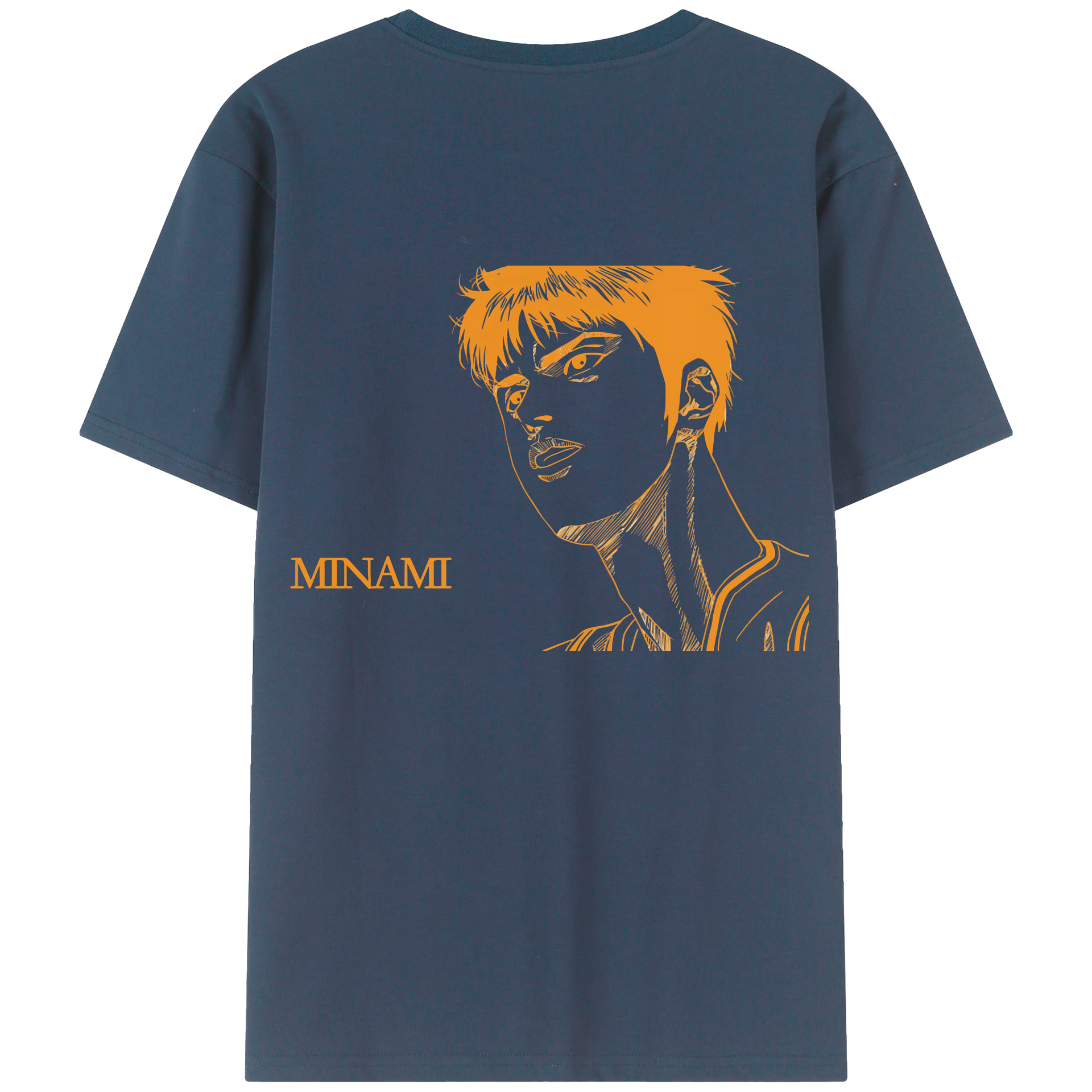 （画像用） SLAM DUNK／スラムダンク 綿100％ メンズ半袖Tシャツ（バックプリント） 通気性