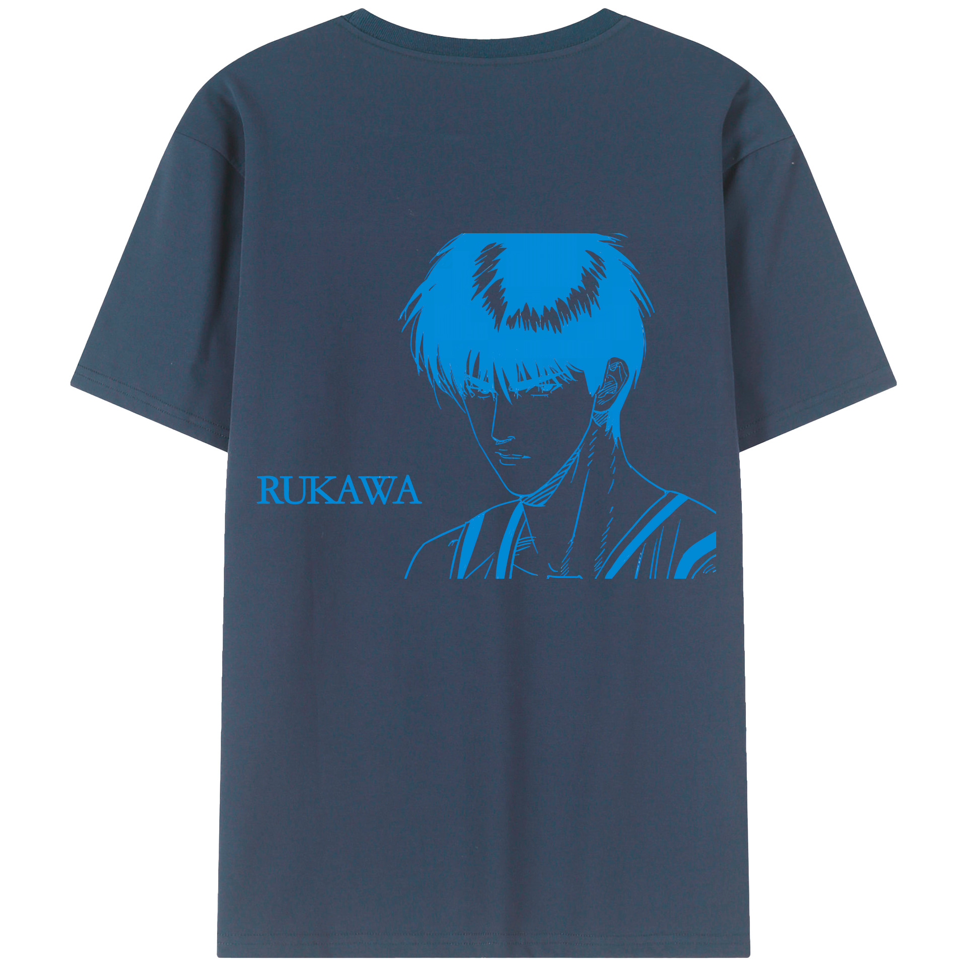 （画像用） SLAM DUNK／スラムダンク 綿100％ メンズ半袖Tシャツ（バックプリント） 通気性