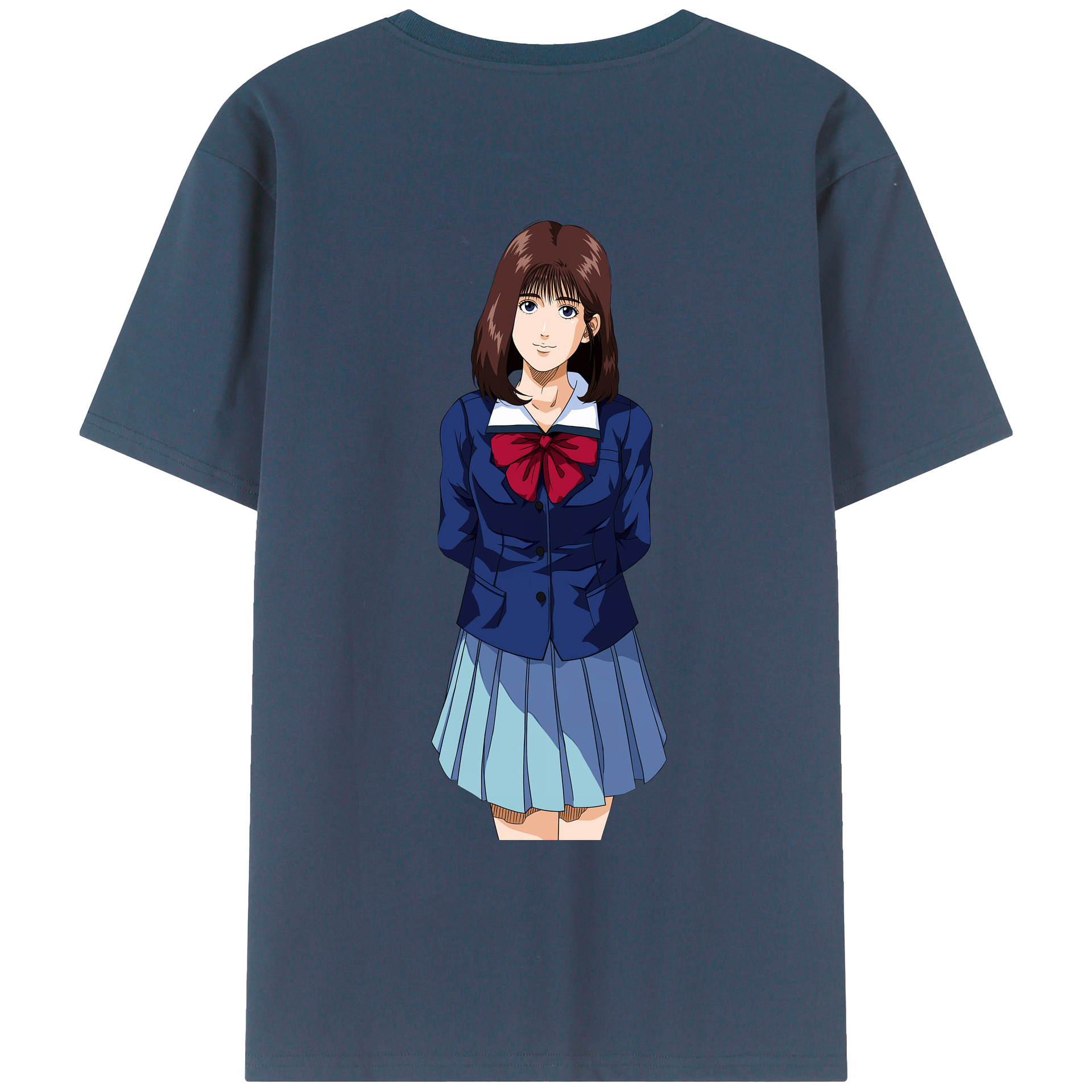（画像用） SLAM DUNK／スラムダンク 綿100％ メンズ半袖Tシャツ（バックプリント） 通気性