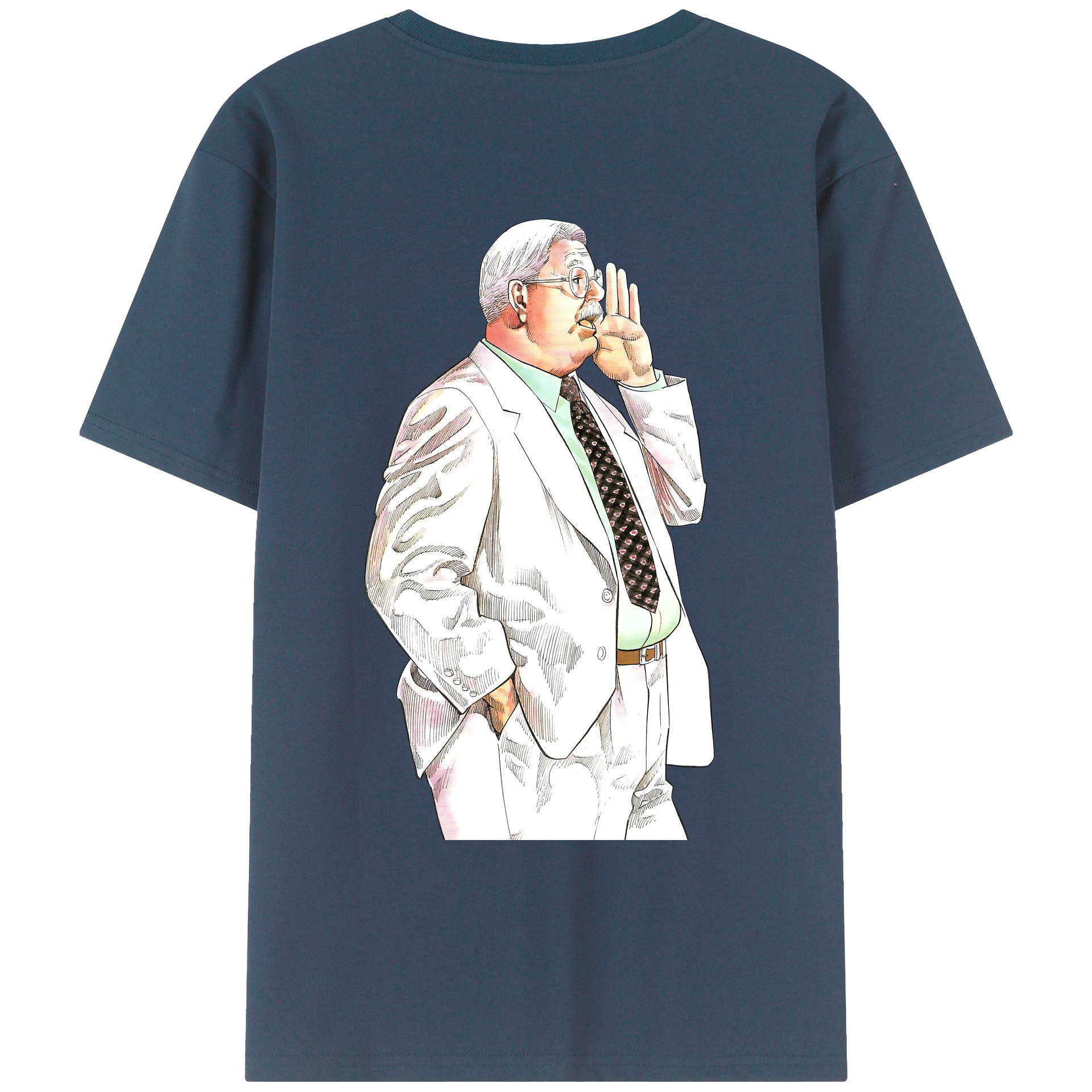 （画像用） SLAM DUNK／スラムダンク 綿100％ メンズ半袖Tシャツ（バックプリント） 通気性