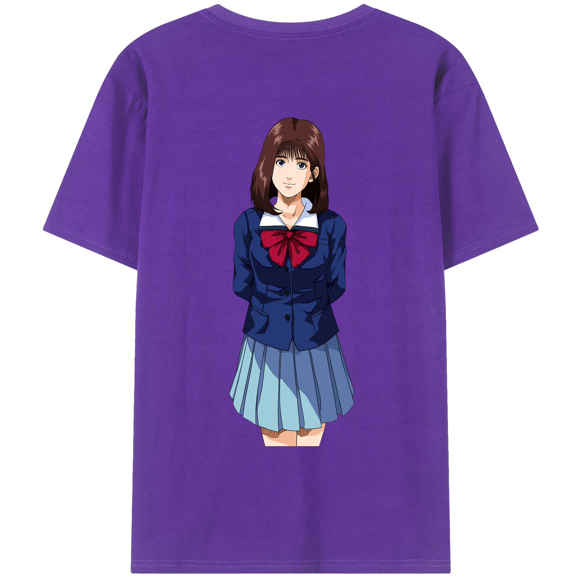 （画像用） SLAM DUNK／スラムダンク 綿100％ メンズ半袖Tシャツ（バックプリント） 通気性