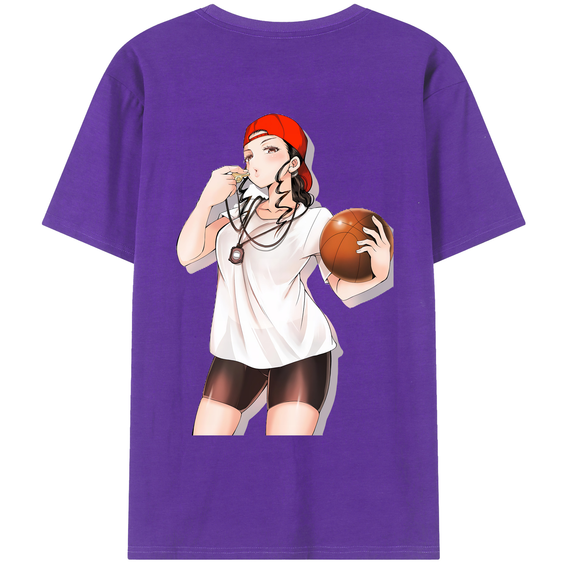 （画像用） SLAM DUNK／スラムダンク 綿100％ メンズ半袖Tシャツ（バックプリント） 通気性