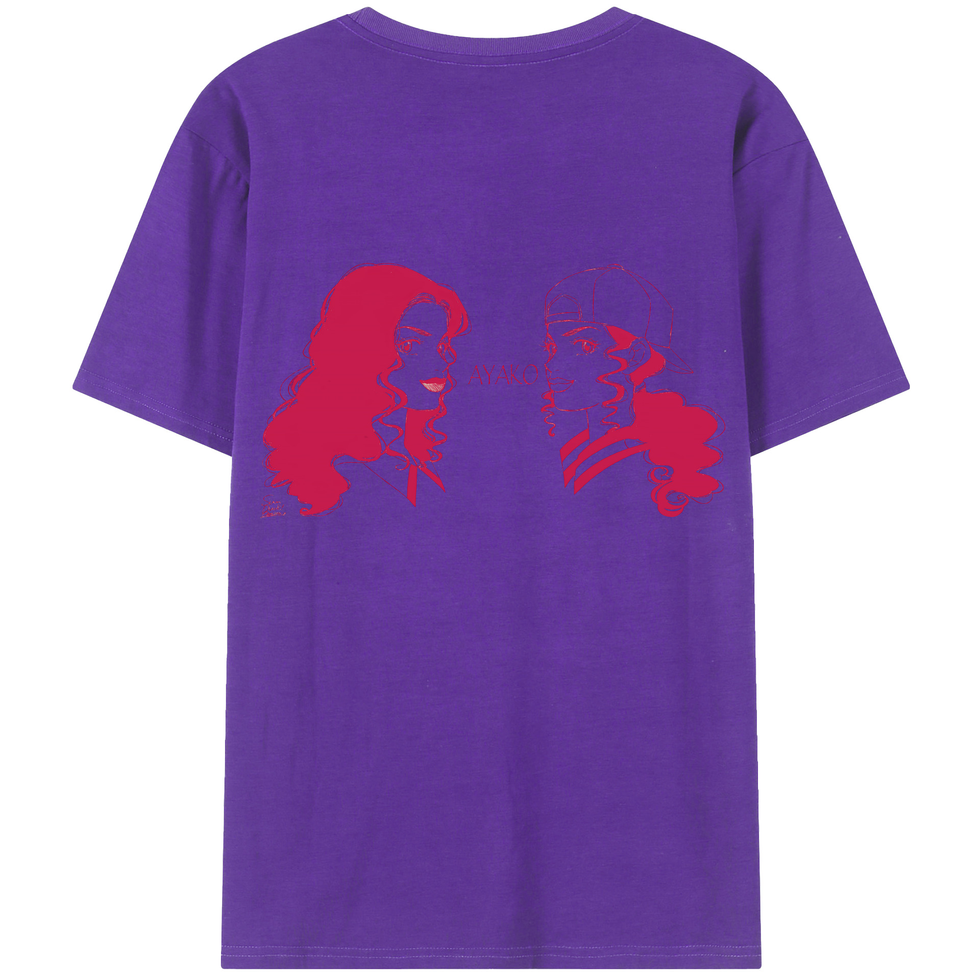 （画像用） SLAM DUNK／スラムダンク 綿100％ メンズ半袖Tシャツ（バックプリント） 通気性