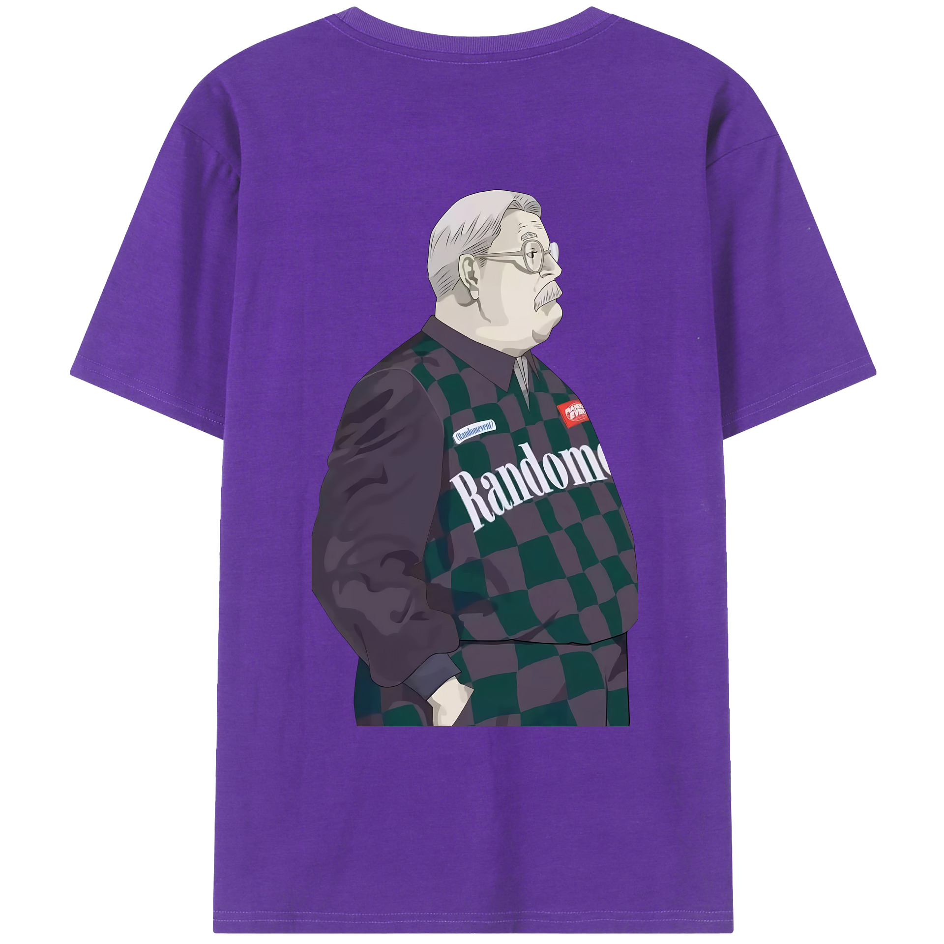 （画像用） SLAM DUNK／スラムダンク 綿100％ メンズ半袖Tシャツ（バックプリント） 通気性