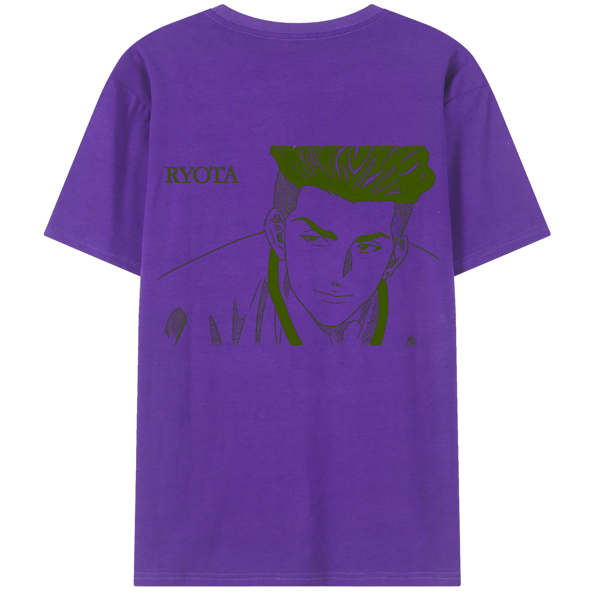 （画像用） SLAM DUNK／スラムダンク 綿100％ メンズ半袖Tシャツ（バックプリント） 通気性