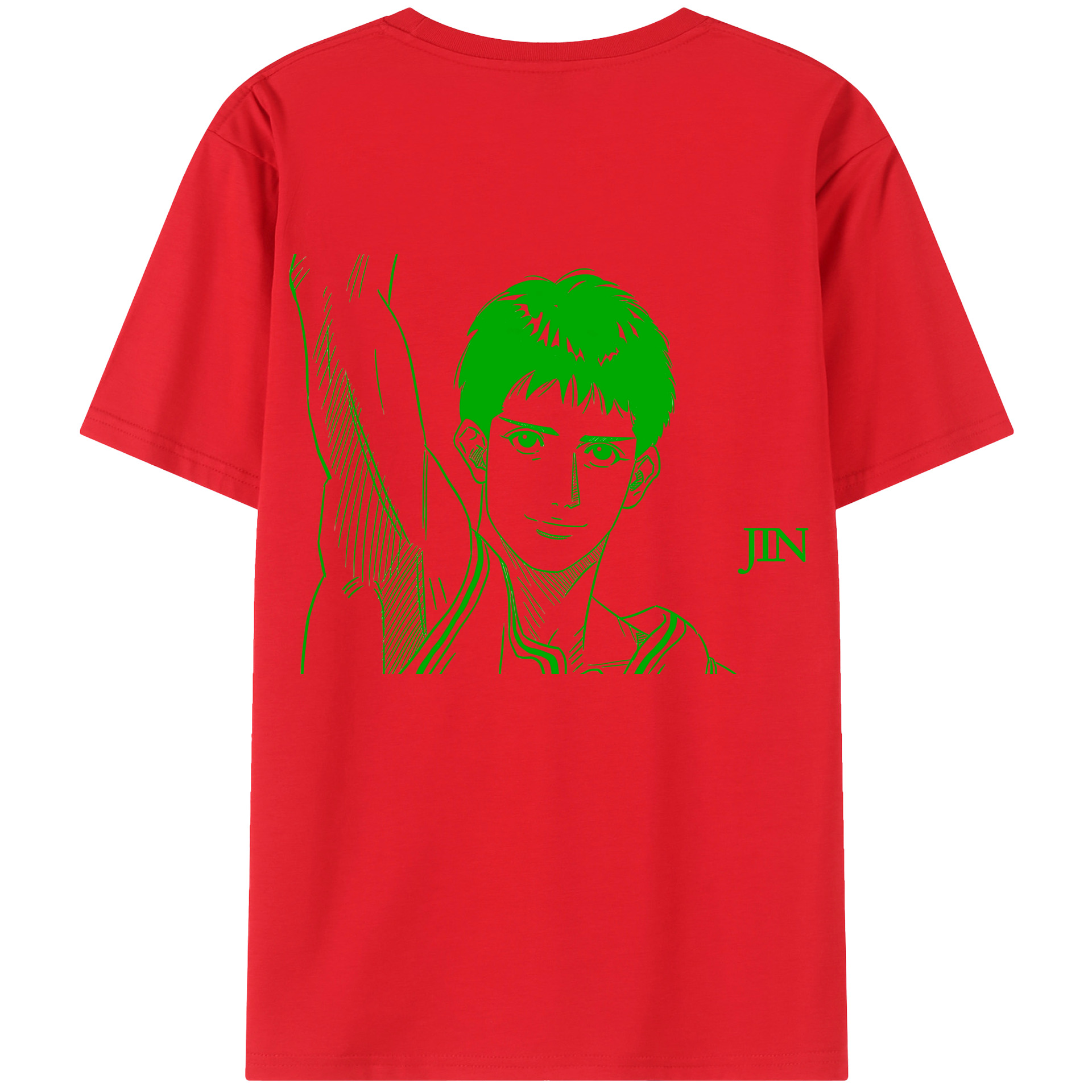 （画像用） SLAM DUNK／スラムダンク 綿100％ メンズ半袖Tシャツ（バックプリント） 通気性