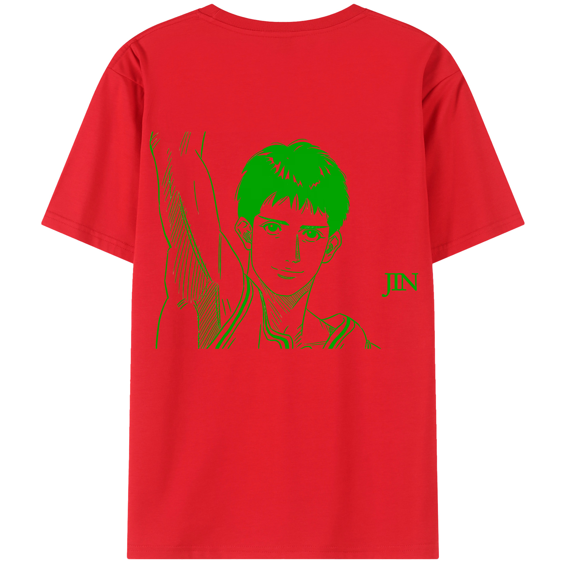 （画像用） SLAM DUNK／スラムダンク 綿100％ メンズ半袖Tシャツ（バックプリント） 通気性
