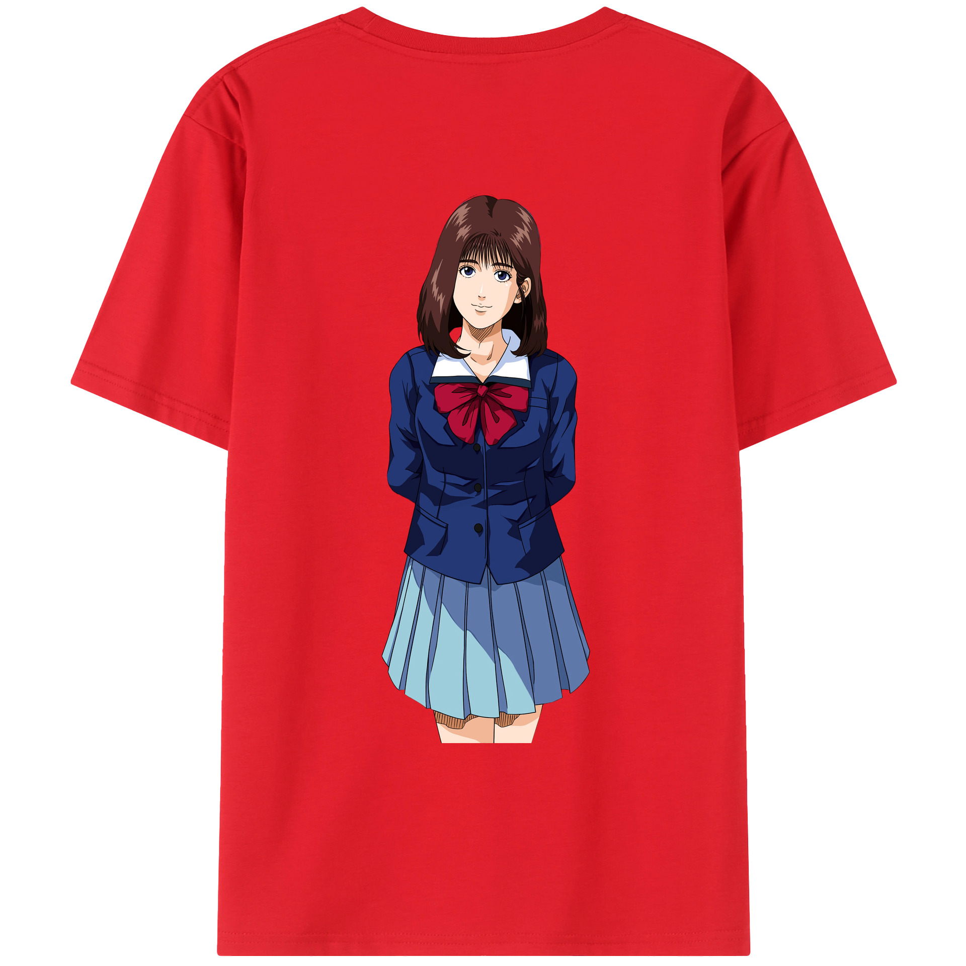 （画像用） SLAM DUNK／スラムダンク 綿100％ メンズ半袖Tシャツ（バックプリント） 通気性