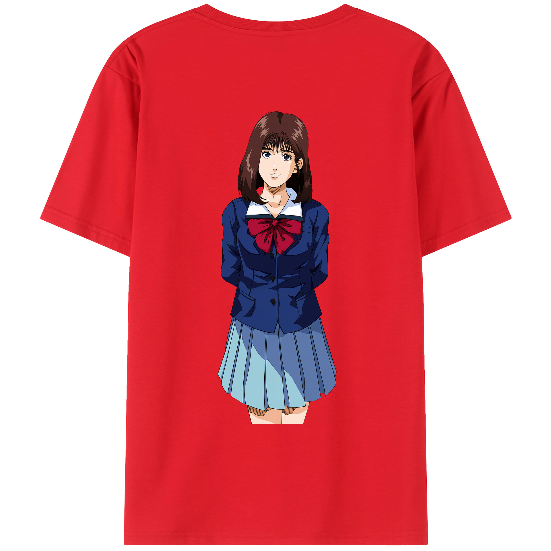 （画像用） SLAM DUNK／スラムダンク 綿100％ メンズ半袖Tシャツ（バックプリント） 通気性