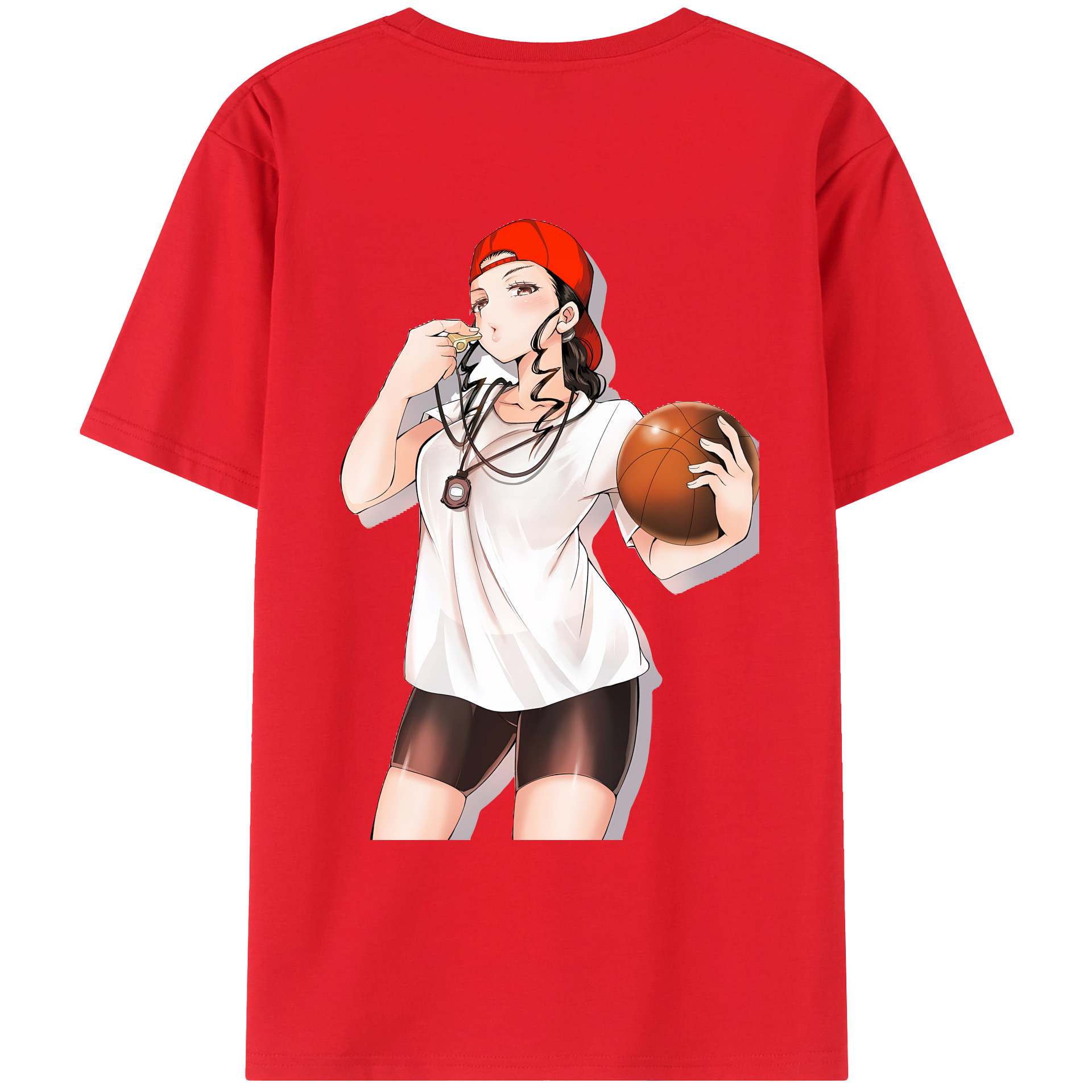 （画像用） SLAM DUNK／スラムダンク 綿100％ メンズ半袖Tシャツ（バックプリント） 通気性