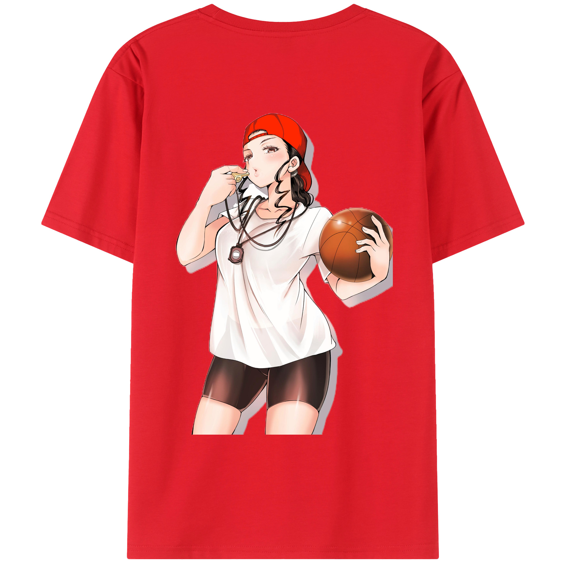 （画像用） SLAM DUNK／スラムダンク 綿100％ メンズ半袖Tシャツ（バックプリント） 通気性