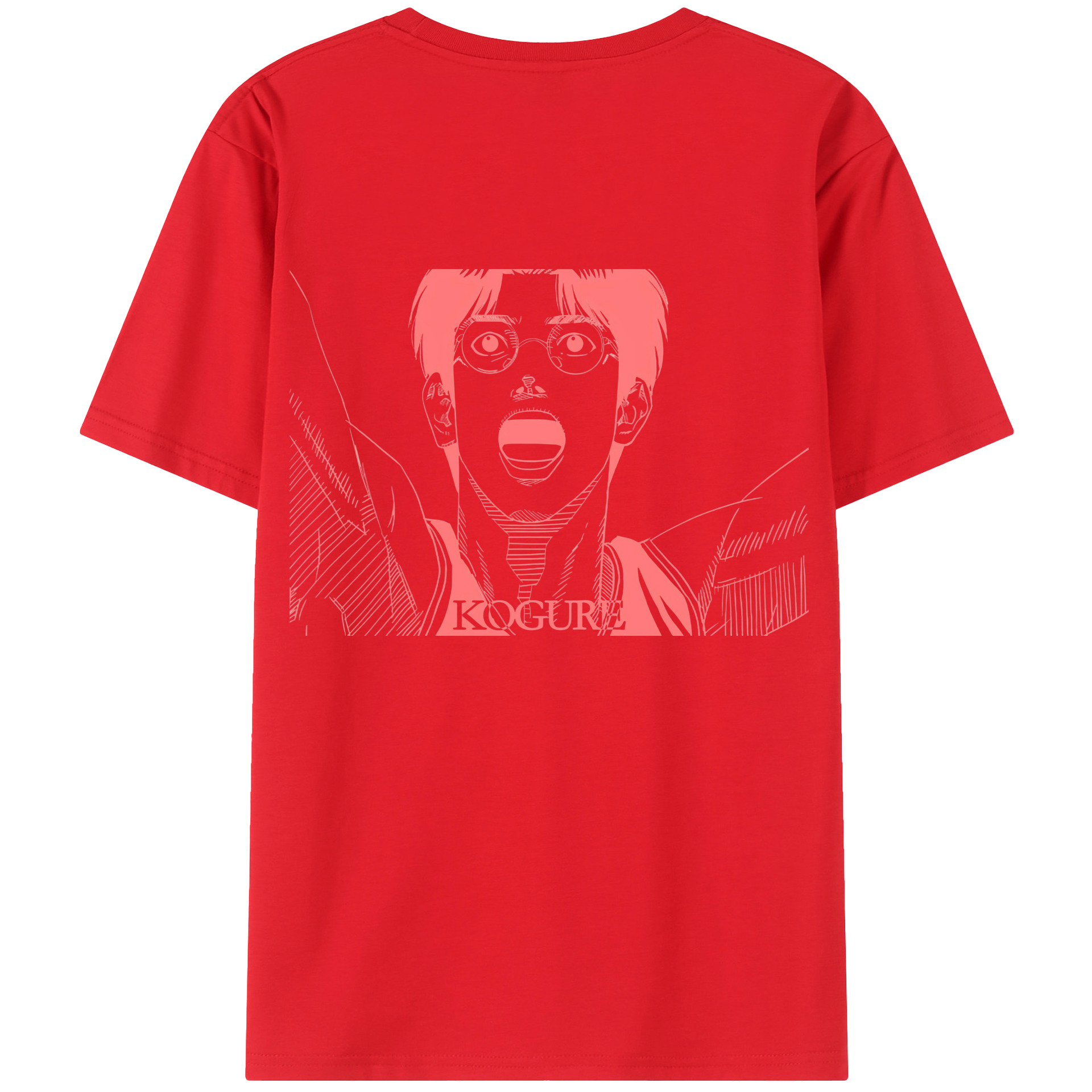 （画像用） SLAM DUNK／スラムダンク 綿100％ メンズ半袖Tシャツ（バックプリント） 通気性