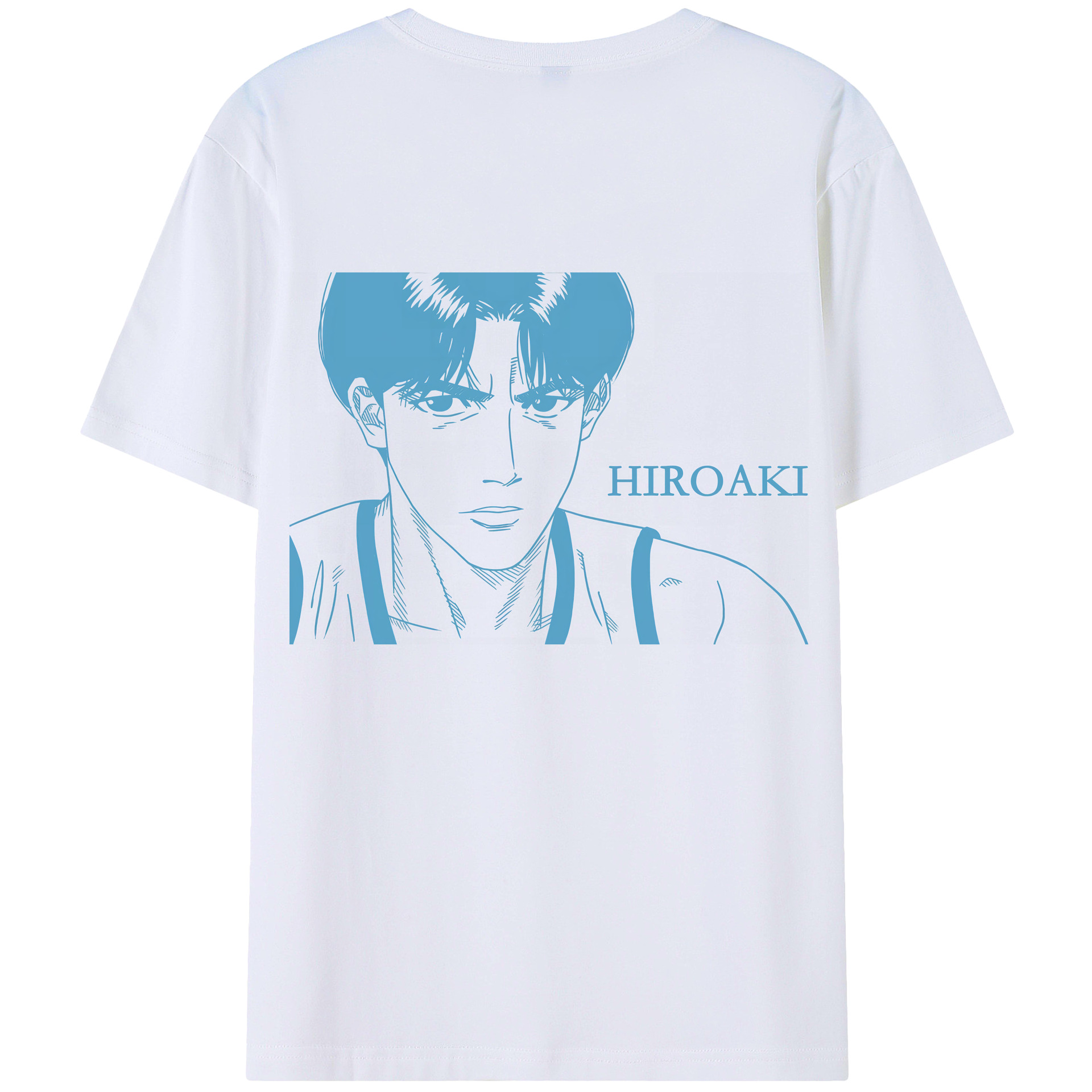 （画像用） SLAM DUNK／スラムダンク 綿100％ メンズ半袖Tシャツ（バックプリント） 通気性