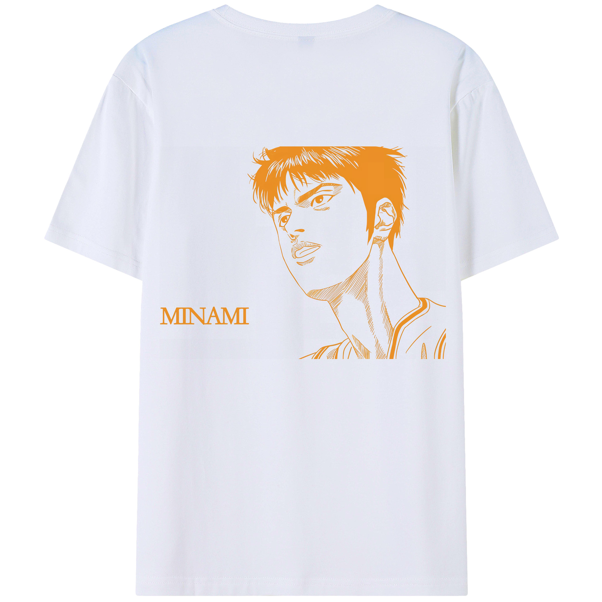 （画像用） SLAM DUNK／スラムダンク 綿100％ メンズ半袖Tシャツ（バックプリント） 通気性