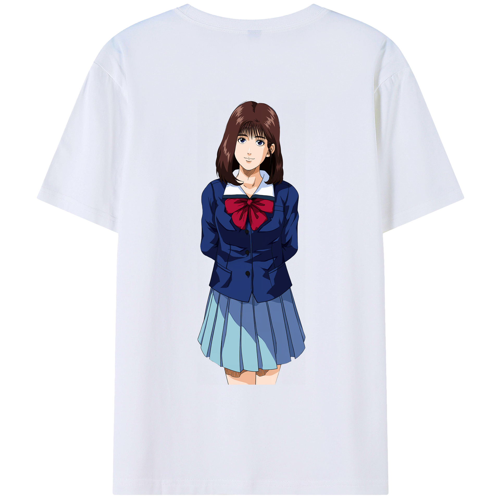 （画像用） SLAM DUNK／スラムダンク 綿100％ メンズ半袖Tシャツ（バックプリント） 通気性