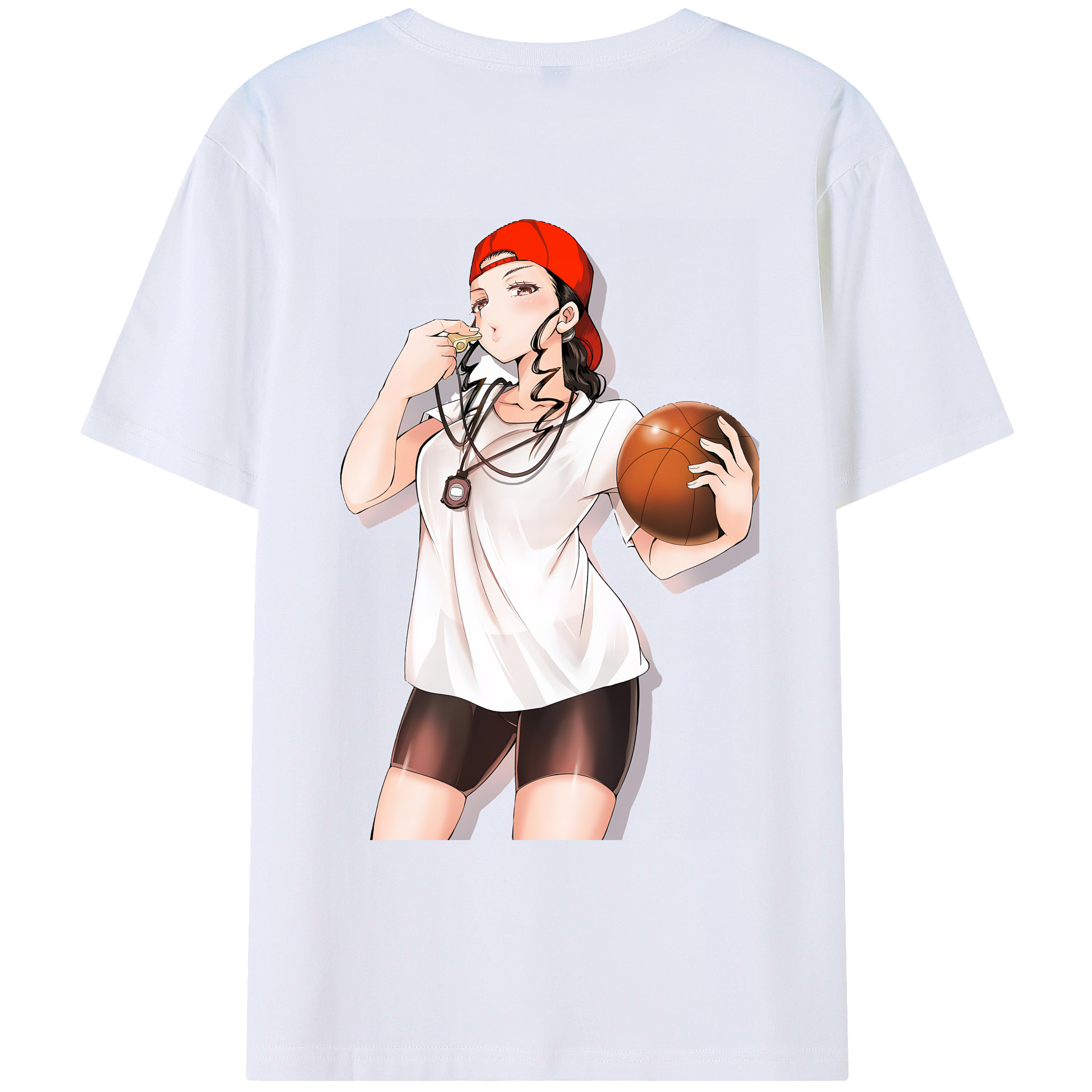 （画像用） SLAM DUNK／スラムダンク 綿100％ メンズ半袖Tシャツ（バックプリント） 通気性