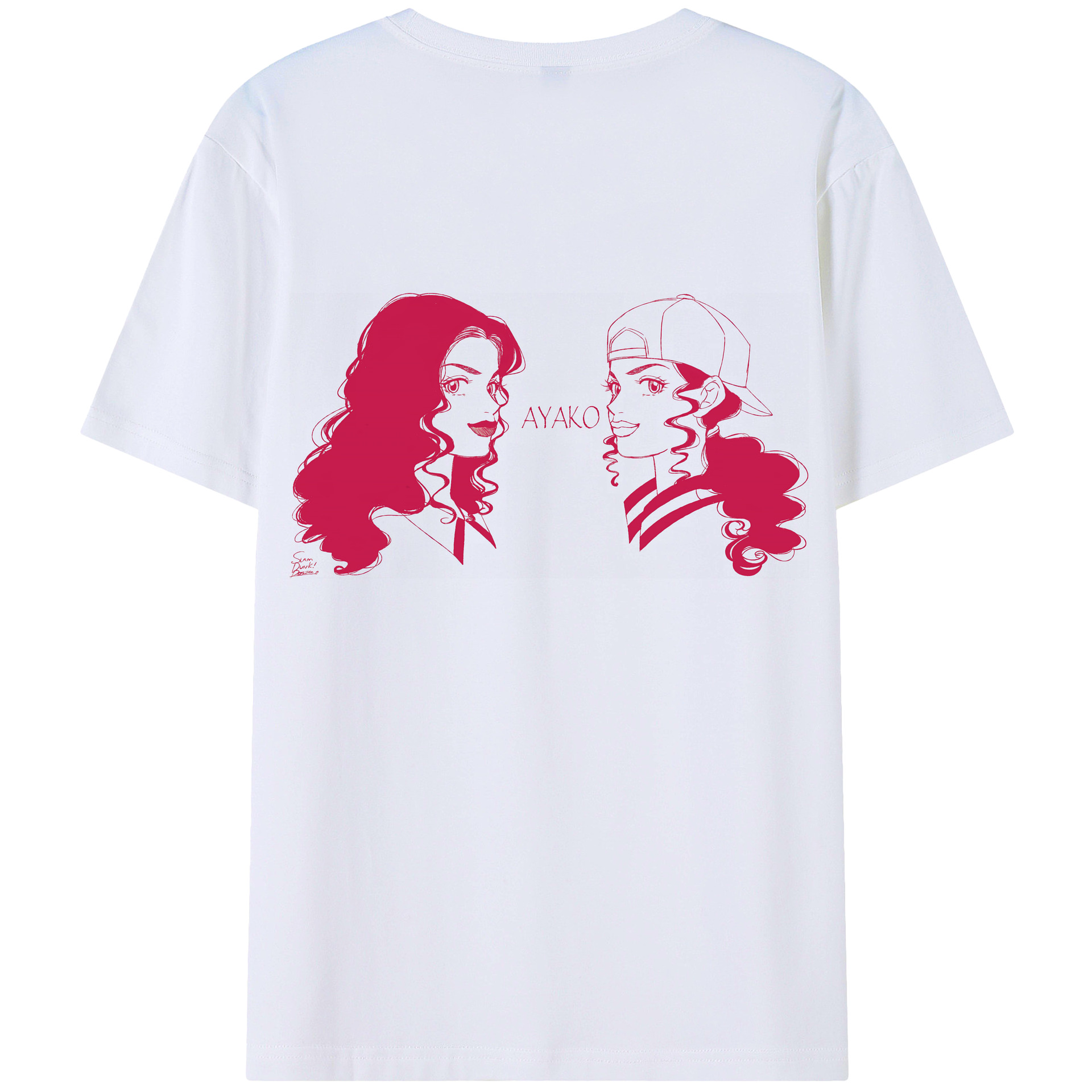 （画像用） SLAM DUNK／スラムダンク 綿100％ メンズ半袖Tシャツ（バックプリント） 通気性