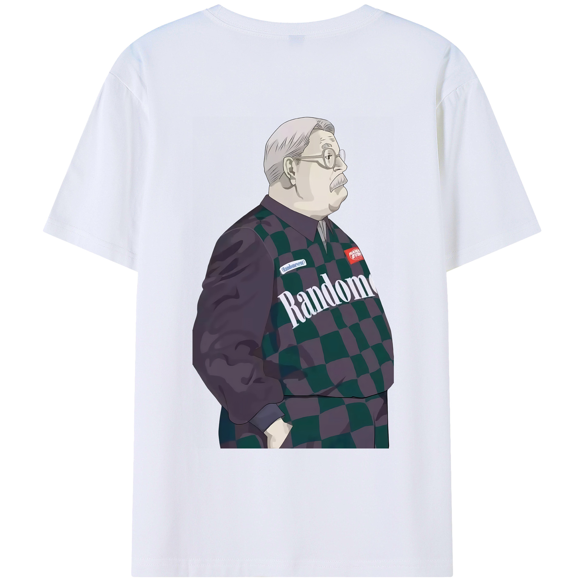 （画像用） SLAM DUNK／スラムダンク 綿100％ メンズ半袖Tシャツ（バックプリント） 通気性