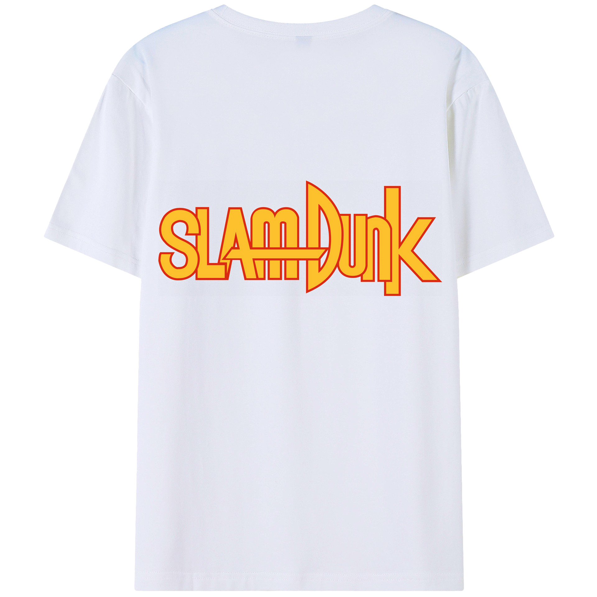 （画像用） SLAM DUNK／スラムダンク 綿100％ メンズ半袖Tシャツ（バックプリント） 通気性