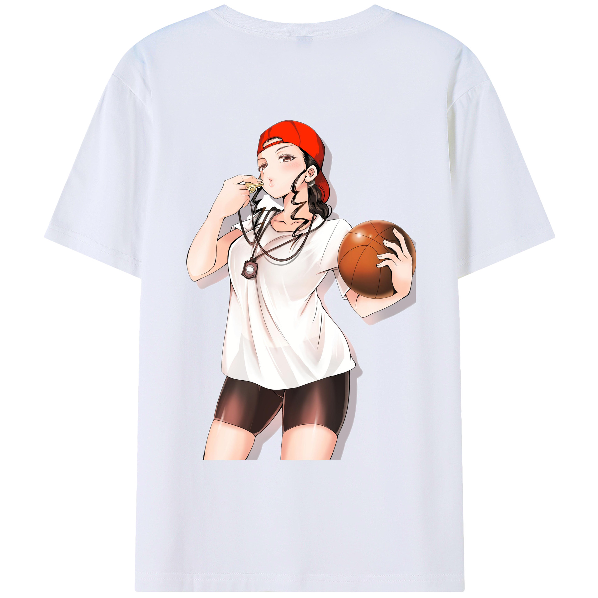 （画像用） SLAM DUNK／スラムダンク 綿100％ メンズ半袖Tシャツ（バックプリント） 通気性
