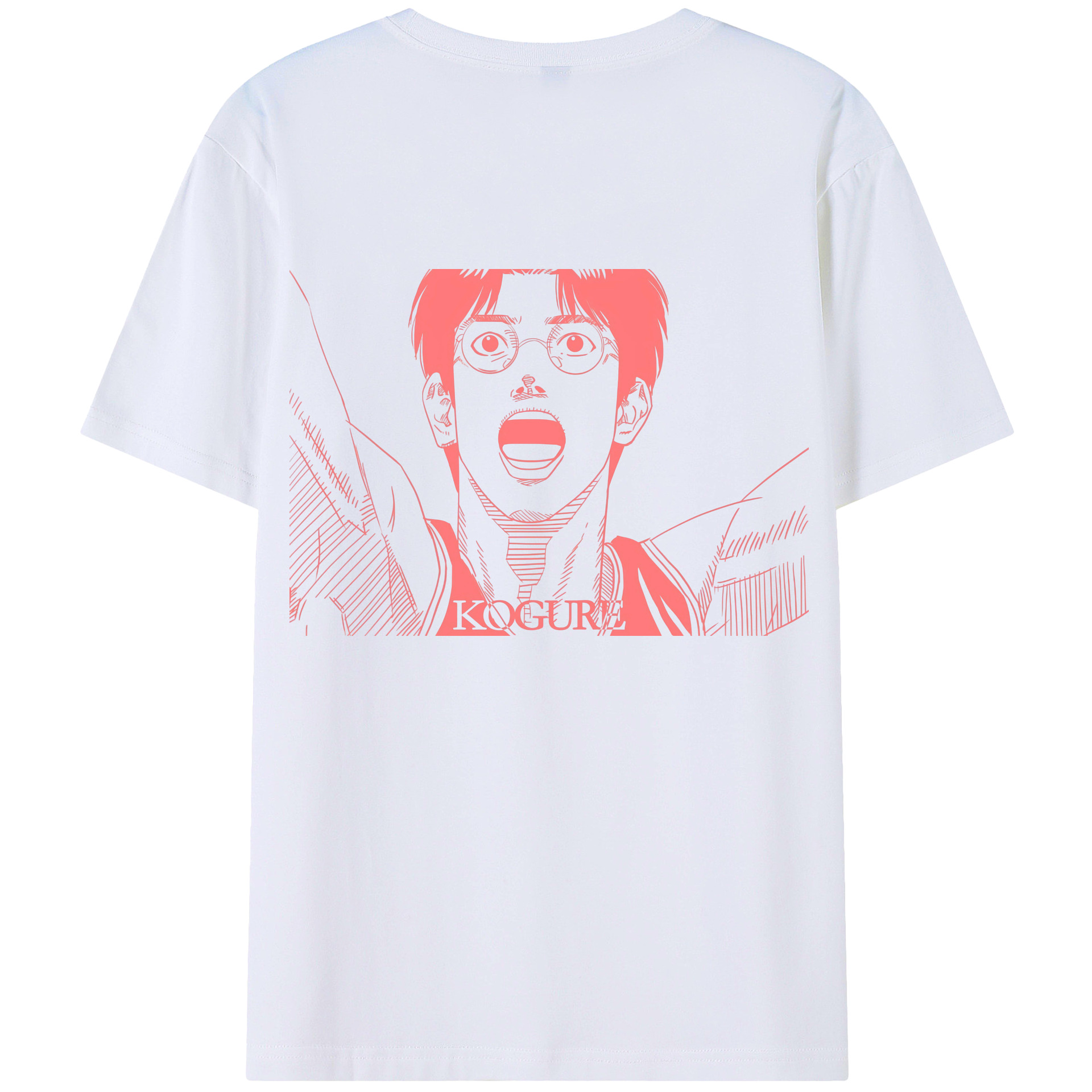 （画像用） SLAM DUNK／スラムダンク 綿100％ メンズ半袖Tシャツ（バックプリント） 通気性