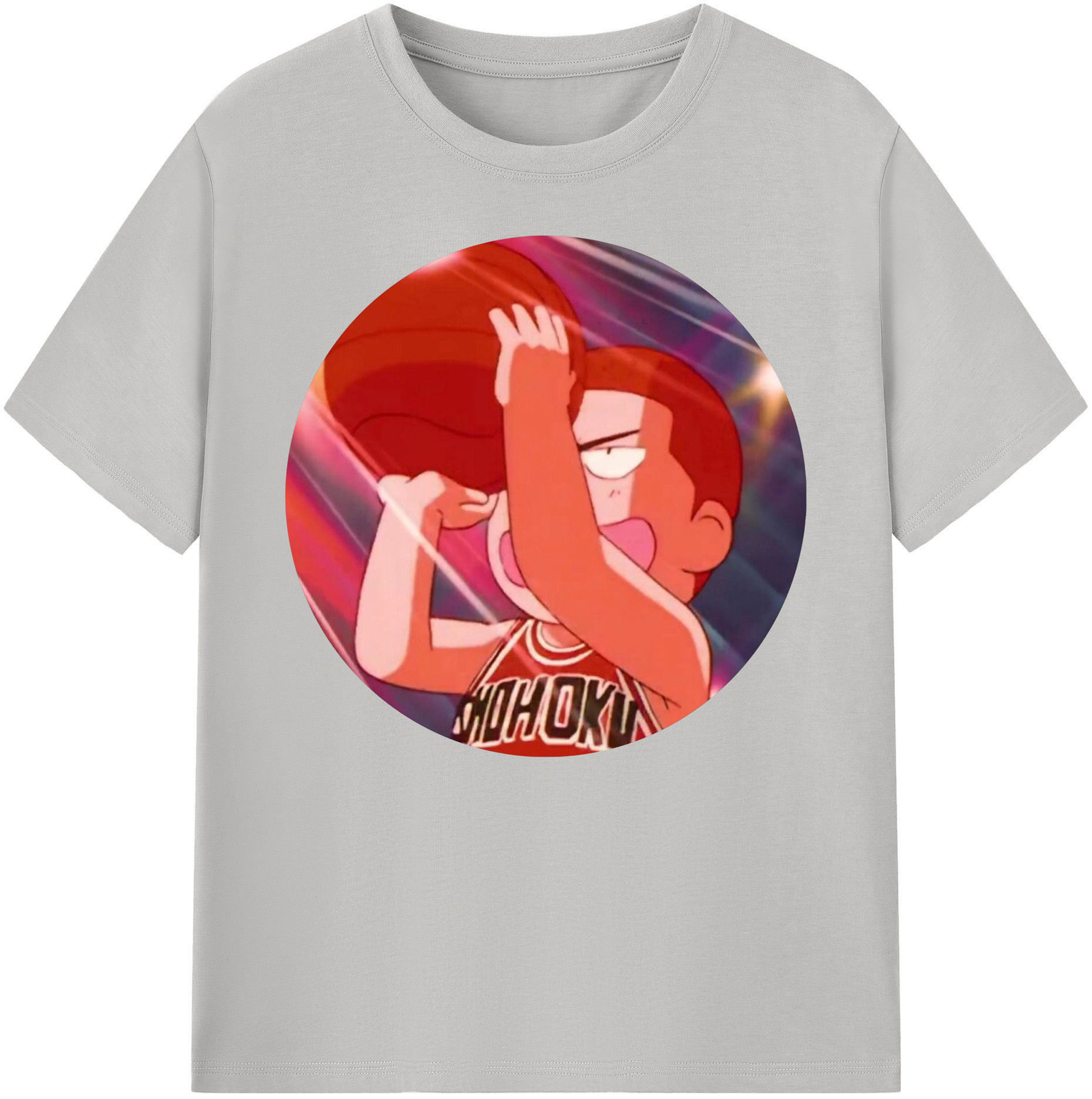 （画像用） SLAM DUNK／スラムダンク 綿100％ メンズ半袖Tシャツ｜肌触りやわらか＆通気性