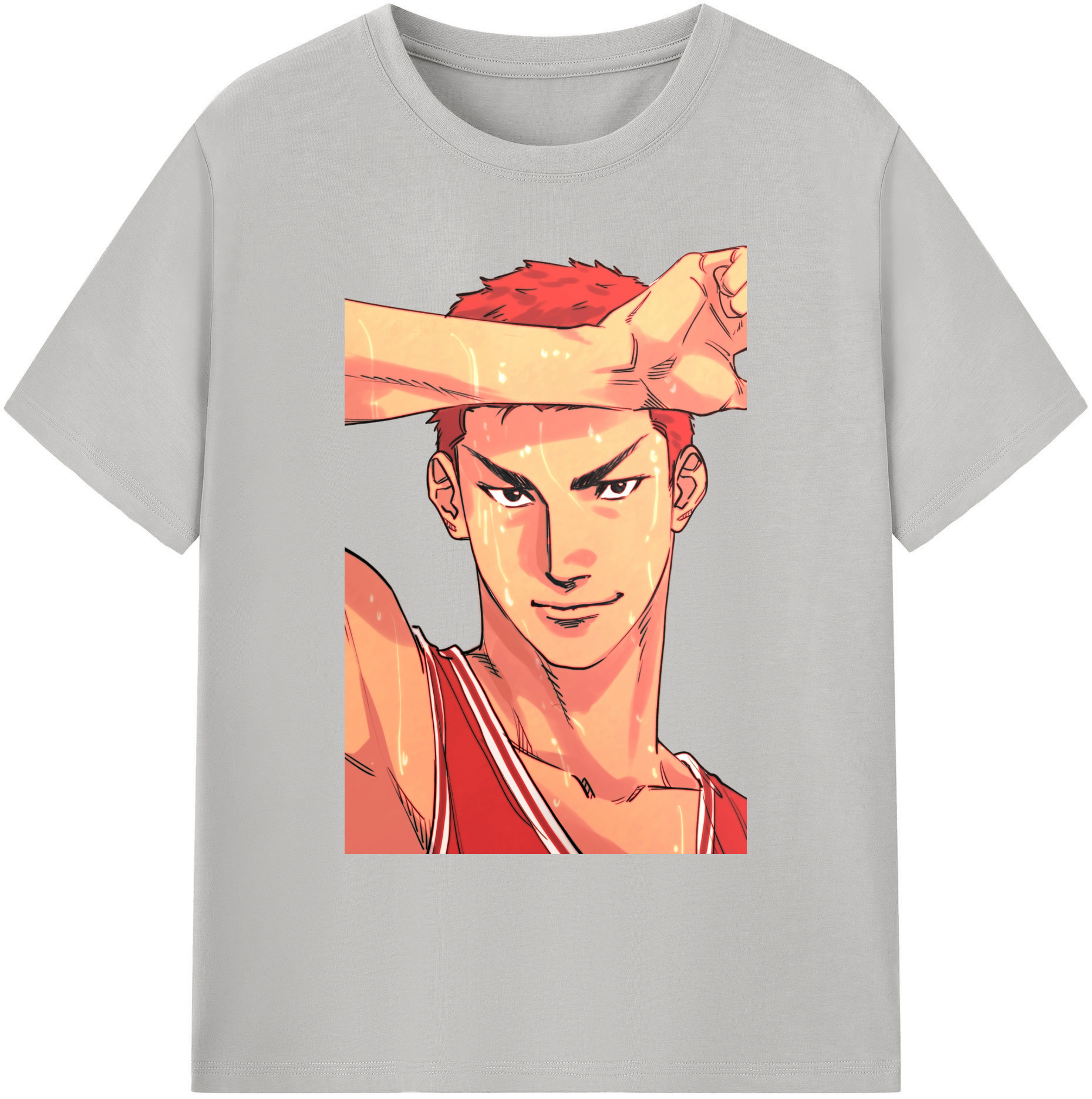 （画像用） SLAM DUNK／スラムダンク 綿100％ メンズ半袖Tシャツ｜肌触りやわらか＆通気性