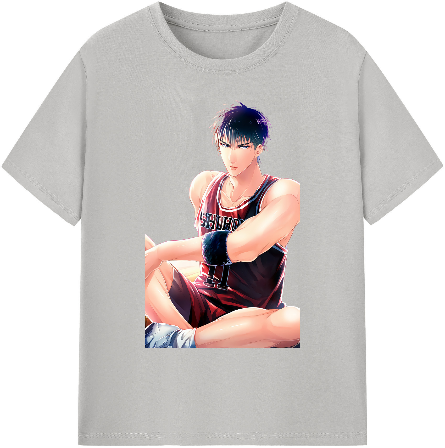 （画像用） SLAM DUNK／スラムダンク 綿100％ メンズ半袖Tシャツ｜肌触りやわらか＆通気性