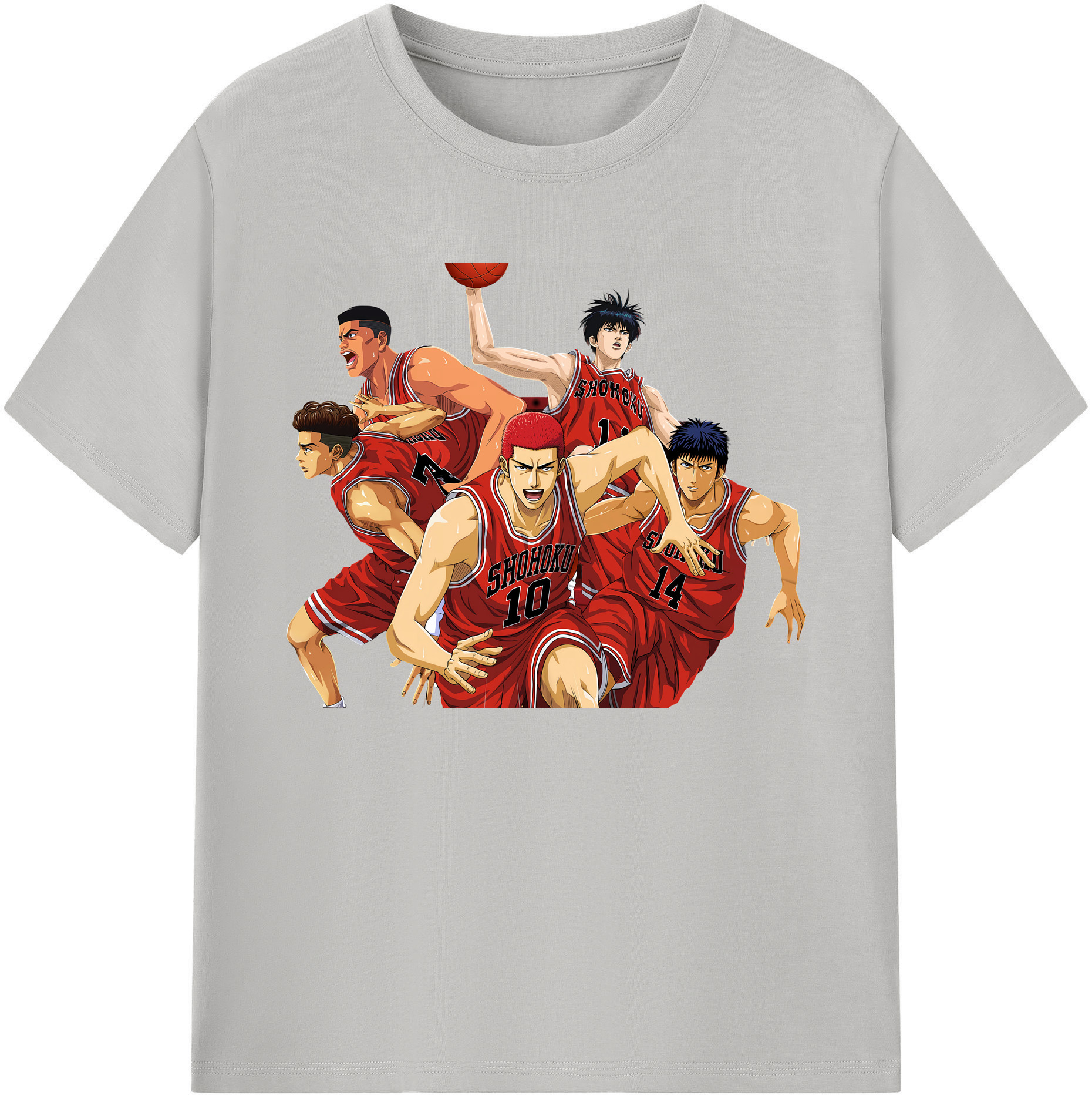 （画像用） SLAM DUNK／スラムダンク 綿100％ メンズ半袖Tシャツ｜肌触りやわらか＆通気性