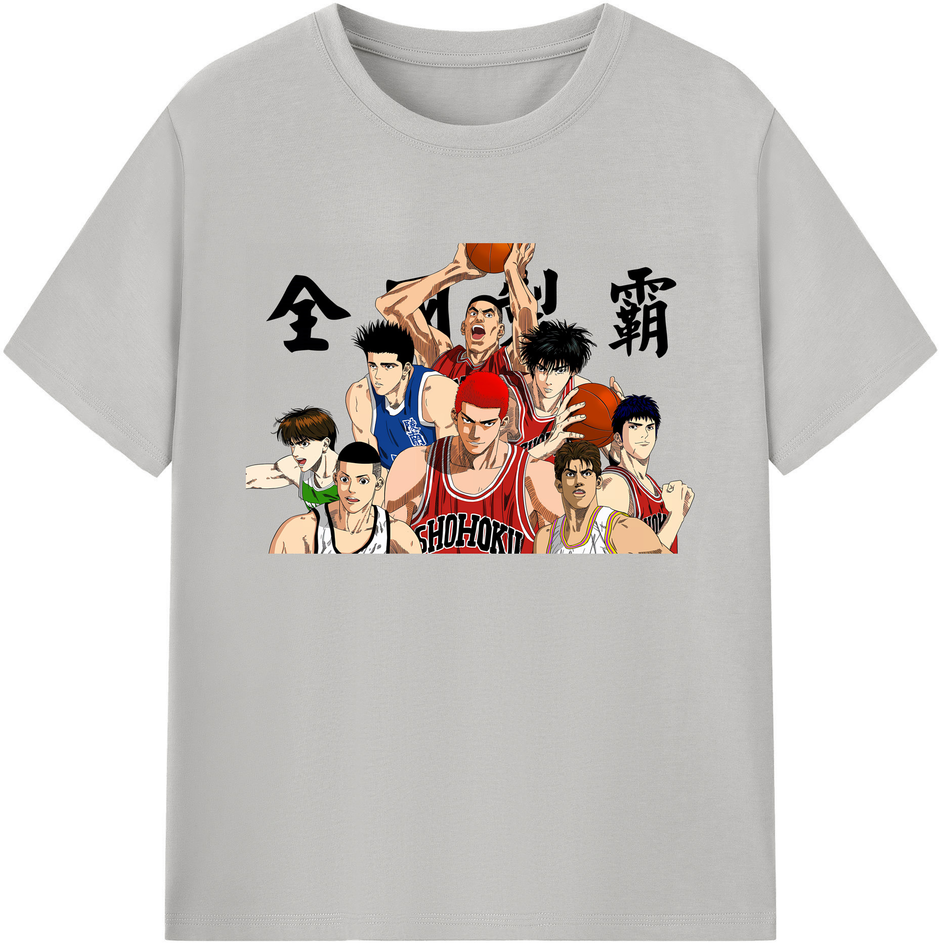 （画像用） SLAM DUNK／スラムダンク 綿100％ メンズ半袖Tシャツ｜肌触りやわらか＆通気性