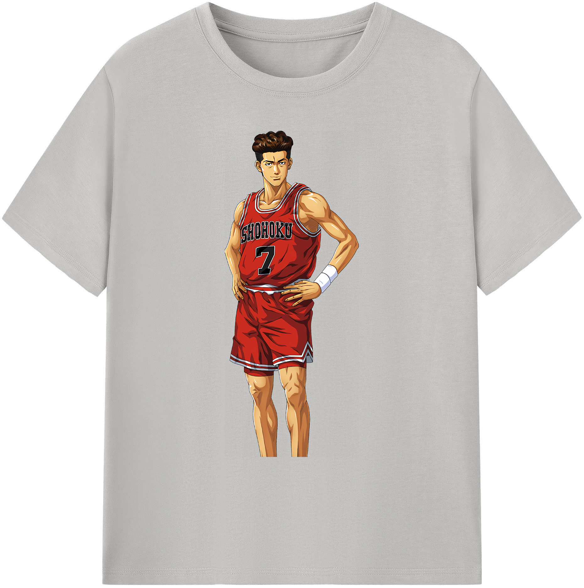 （画像用） SLAM DUNK／スラムダンク 綿100％ メンズ半袖Tシャツ｜肌触りやわらか＆通気性