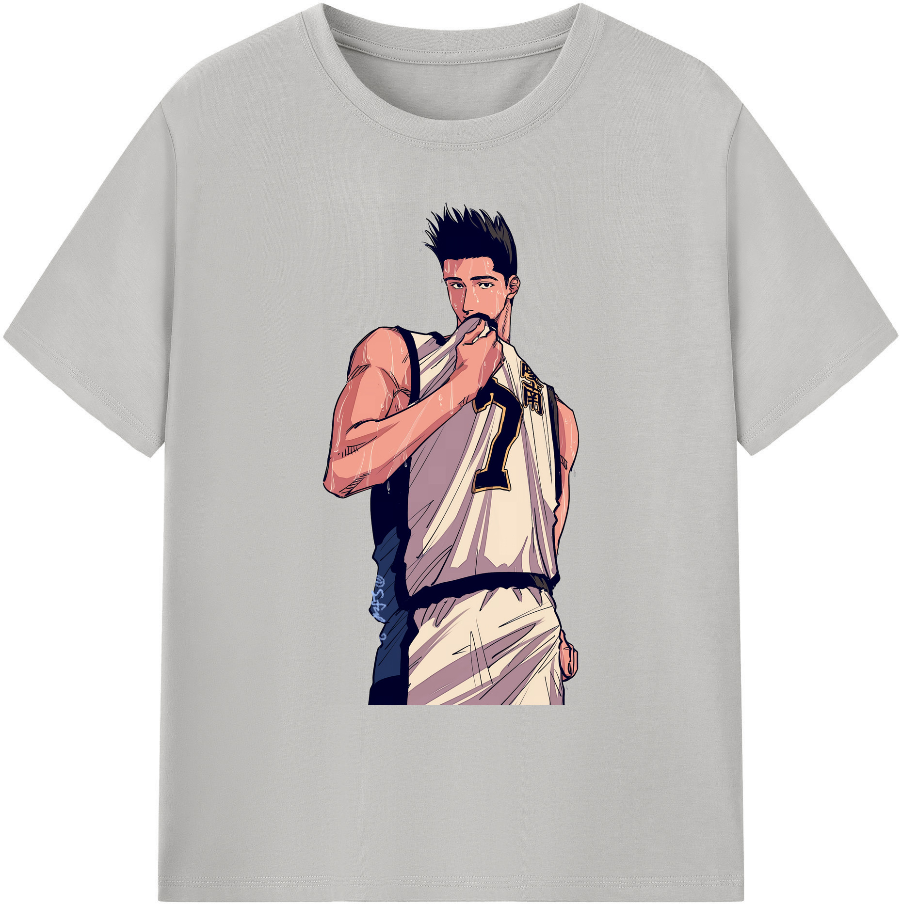 （画像用） SLAM DUNK／スラムダンク 綿100％ メンズ半袖Tシャツ｜肌触りやわらか＆通気性