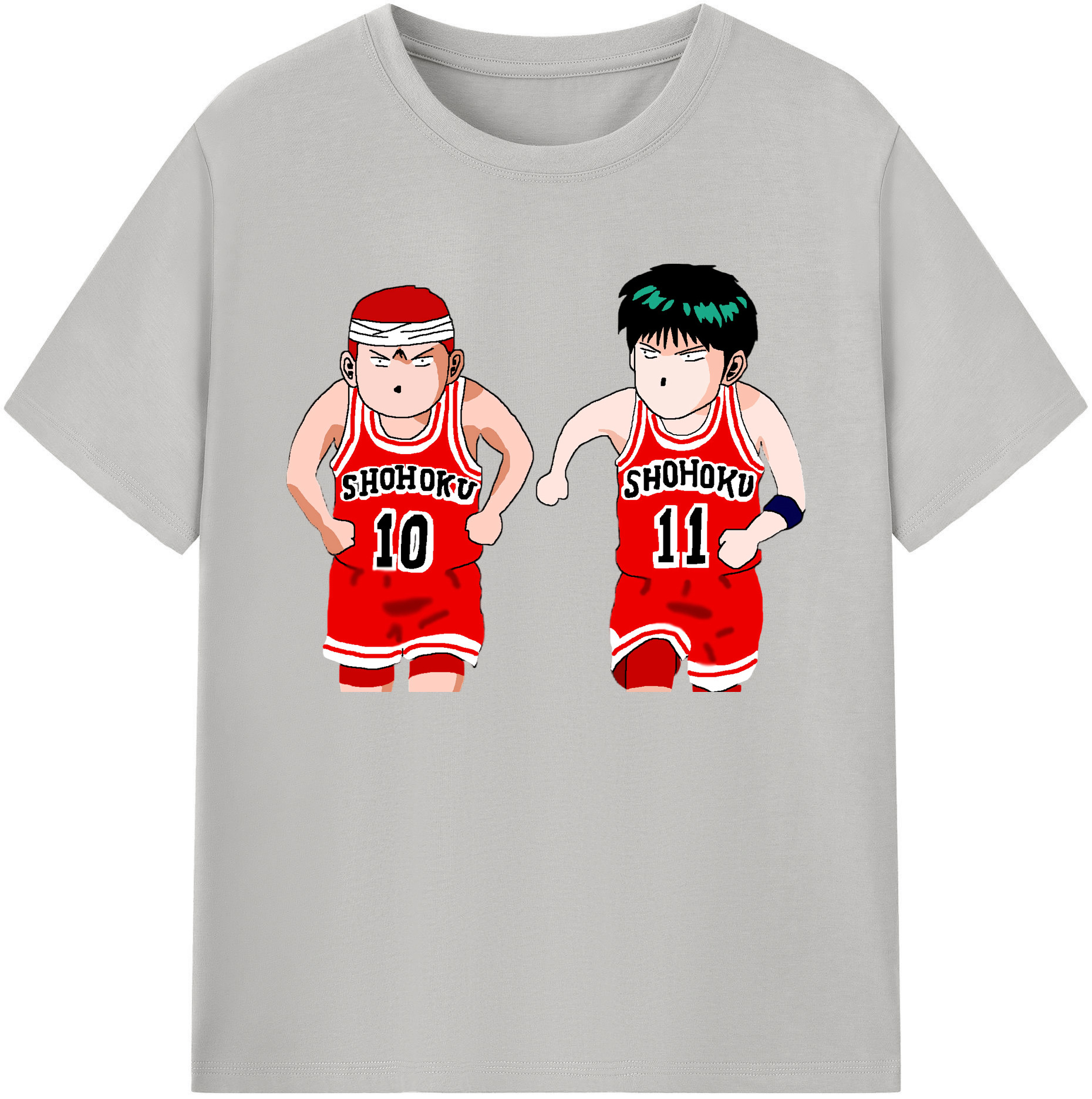 （画像用） SLAM DUNK／スラムダンク 綿100％ メンズ半袖Tシャツ｜肌触りやわらか＆通気性