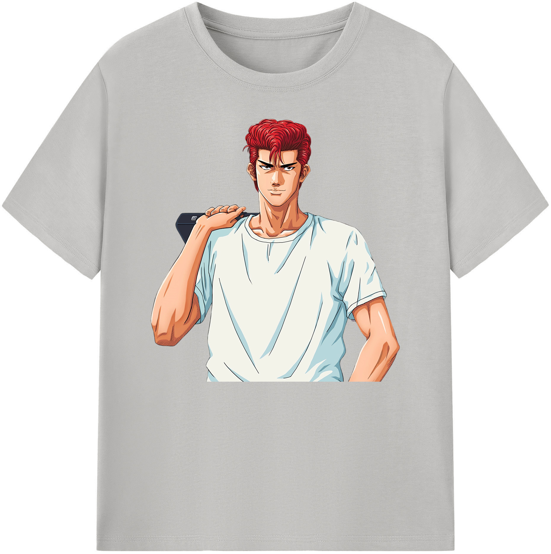 （画像用） SLAM DUNK／スラムダンク 綿100％ メンズ半袖Tシャツ｜肌触りやわらか＆通気性