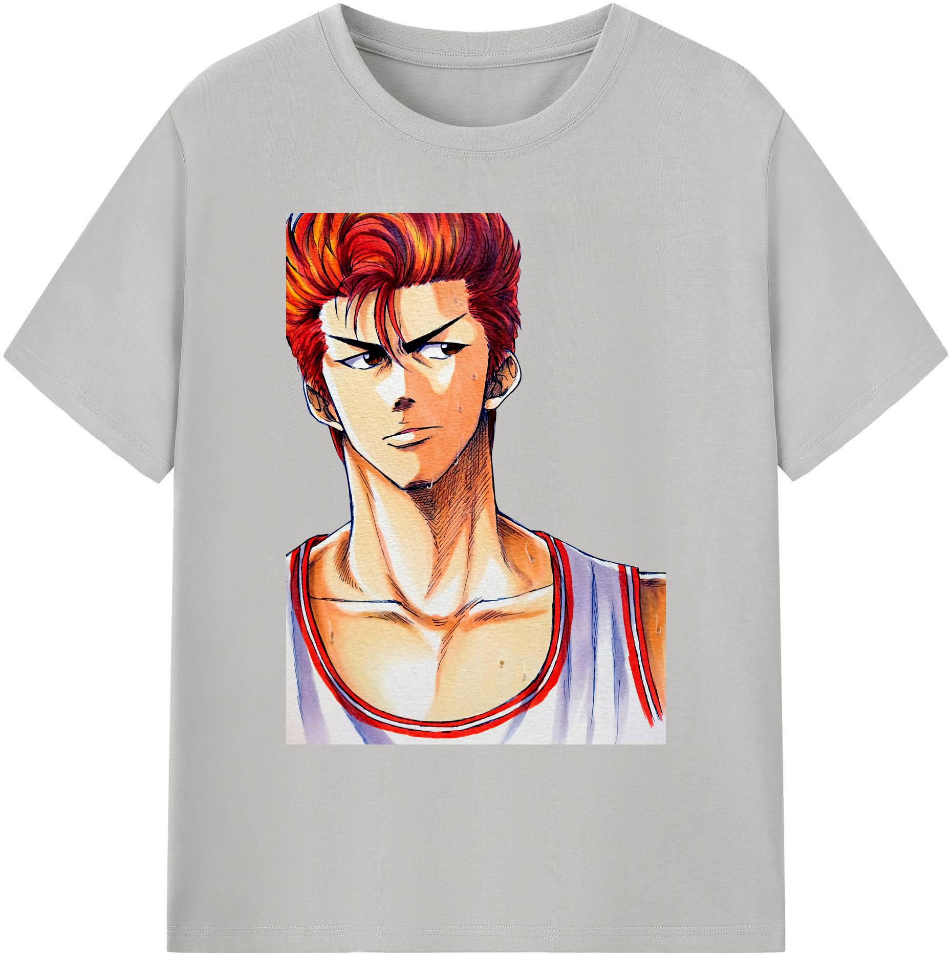 （画像用） SLAM DUNK／スラムダンク 綿100％ メンズ半袖Tシャツ｜肌触りやわらか＆通気性