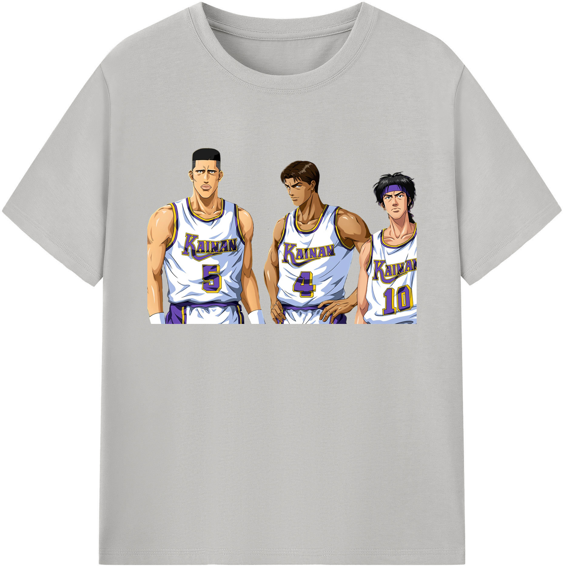 （画像用） SLAM DUNK／スラムダンク 綿100％ メンズ半袖Tシャツ｜肌触りやわらか＆通気性