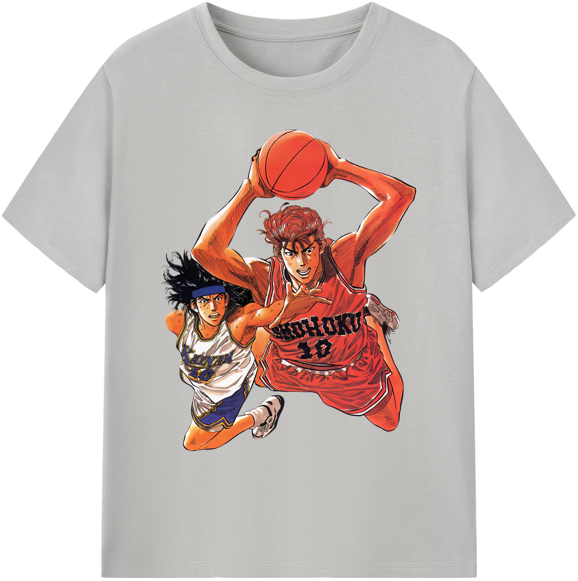 （画像用） SLAM DUNK／スラムダンク 綿100％ メンズ半袖Tシャツ｜肌触りやわらか＆通気性