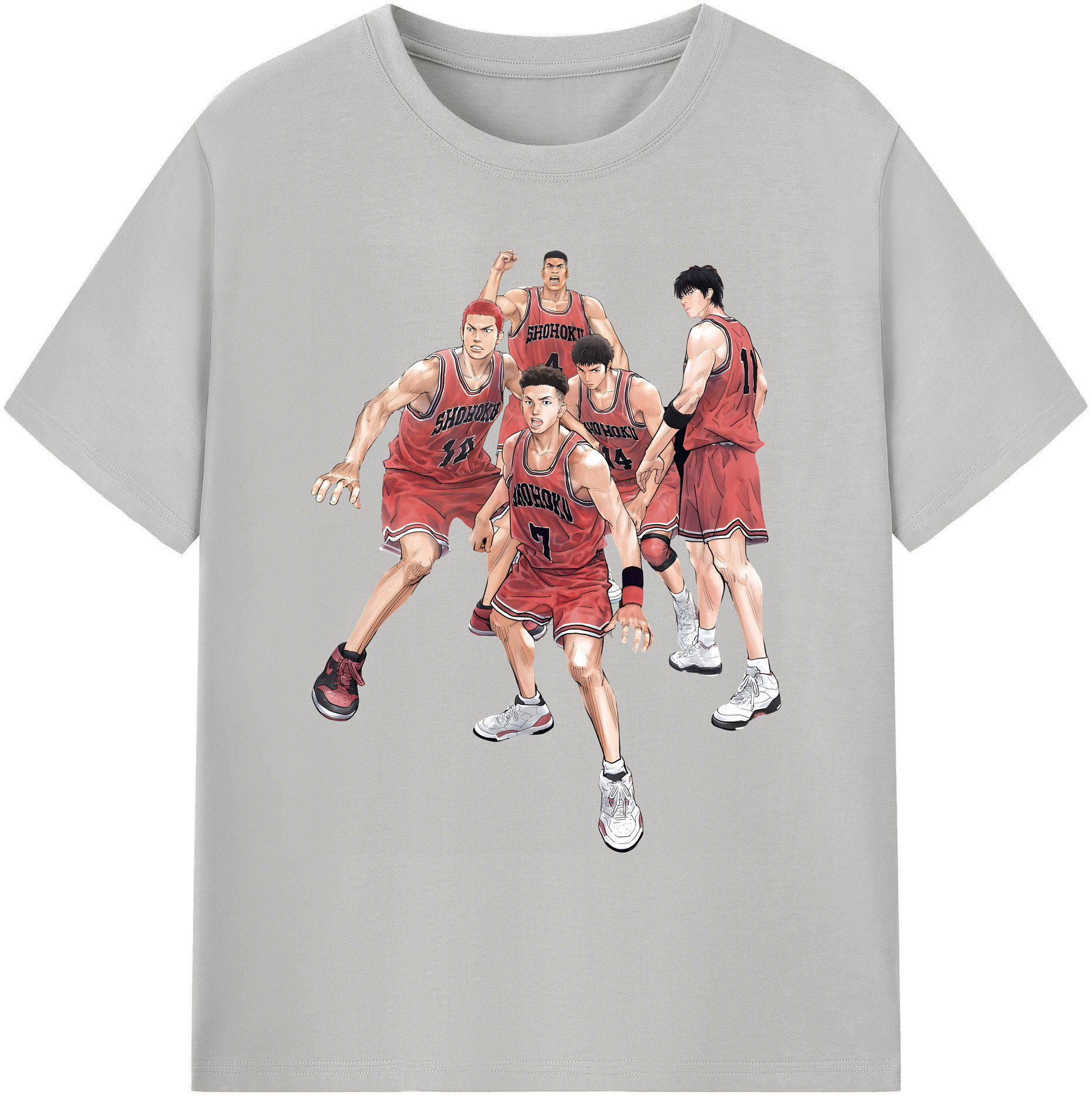 （画像用） SLAM DUNK／スラムダンク 綿100％ メンズ半袖Tシャツ｜肌触りやわらか＆通気性