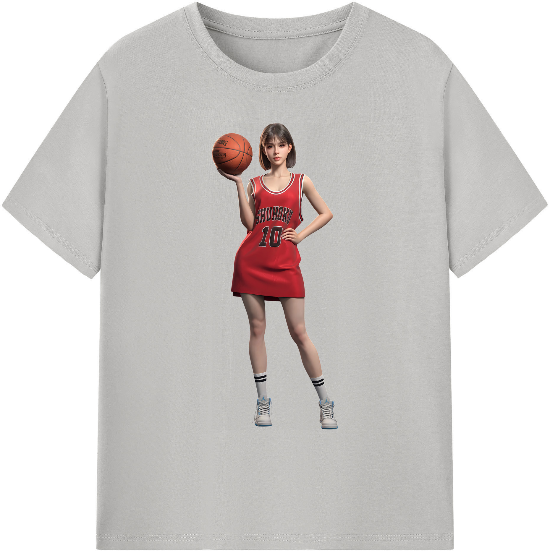 （画像用） SLAM DUNK／スラムダンク 綿100％ メンズ半袖Tシャツ｜肌触りやわらか＆通気性