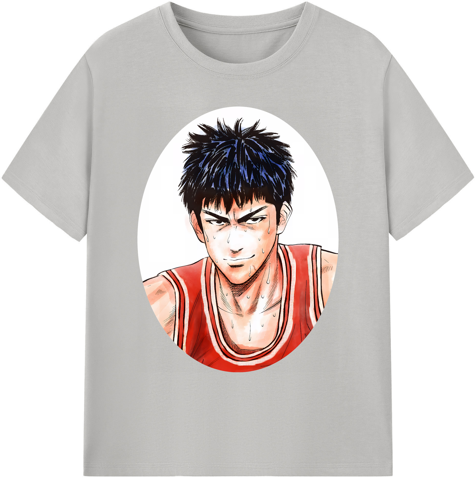（画像用） SLAM DUNK／スラムダンク 綿100％ メンズ半袖Tシャツ｜肌触りやわらか＆通気性