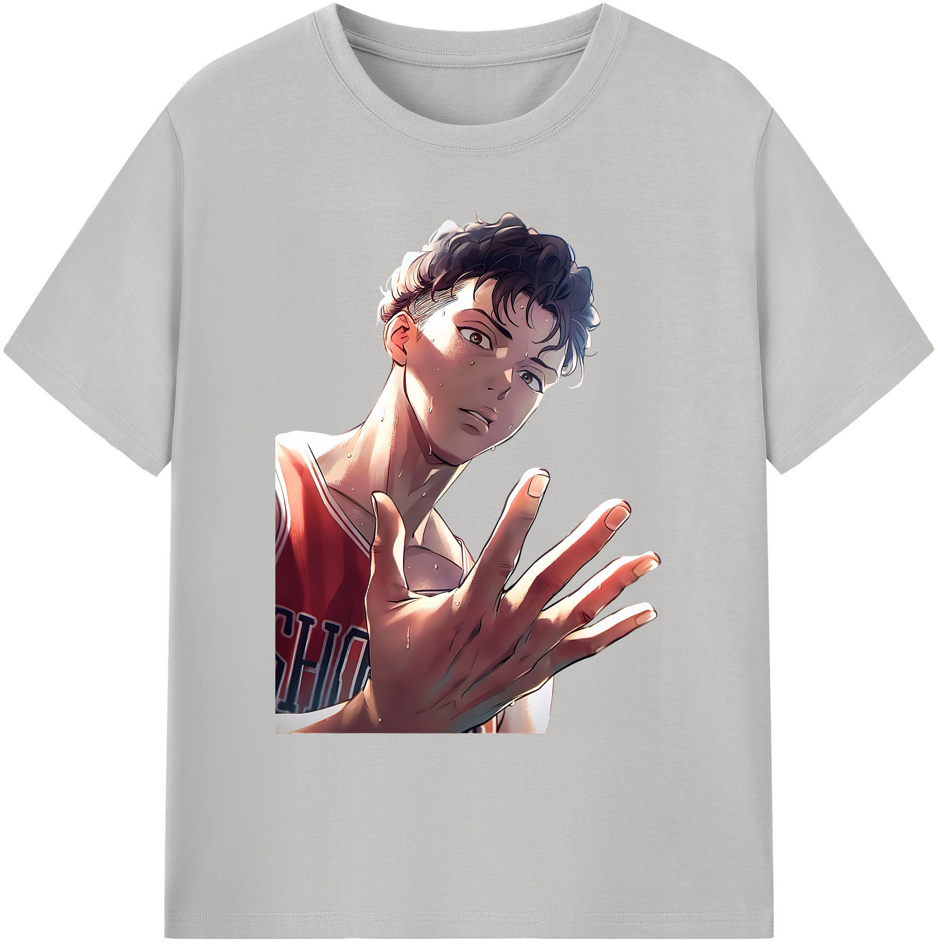 （画像用） SLAM DUNK／スラムダンク 綿100％ メンズ半袖Tシャツ｜肌触りやわらか＆通気性