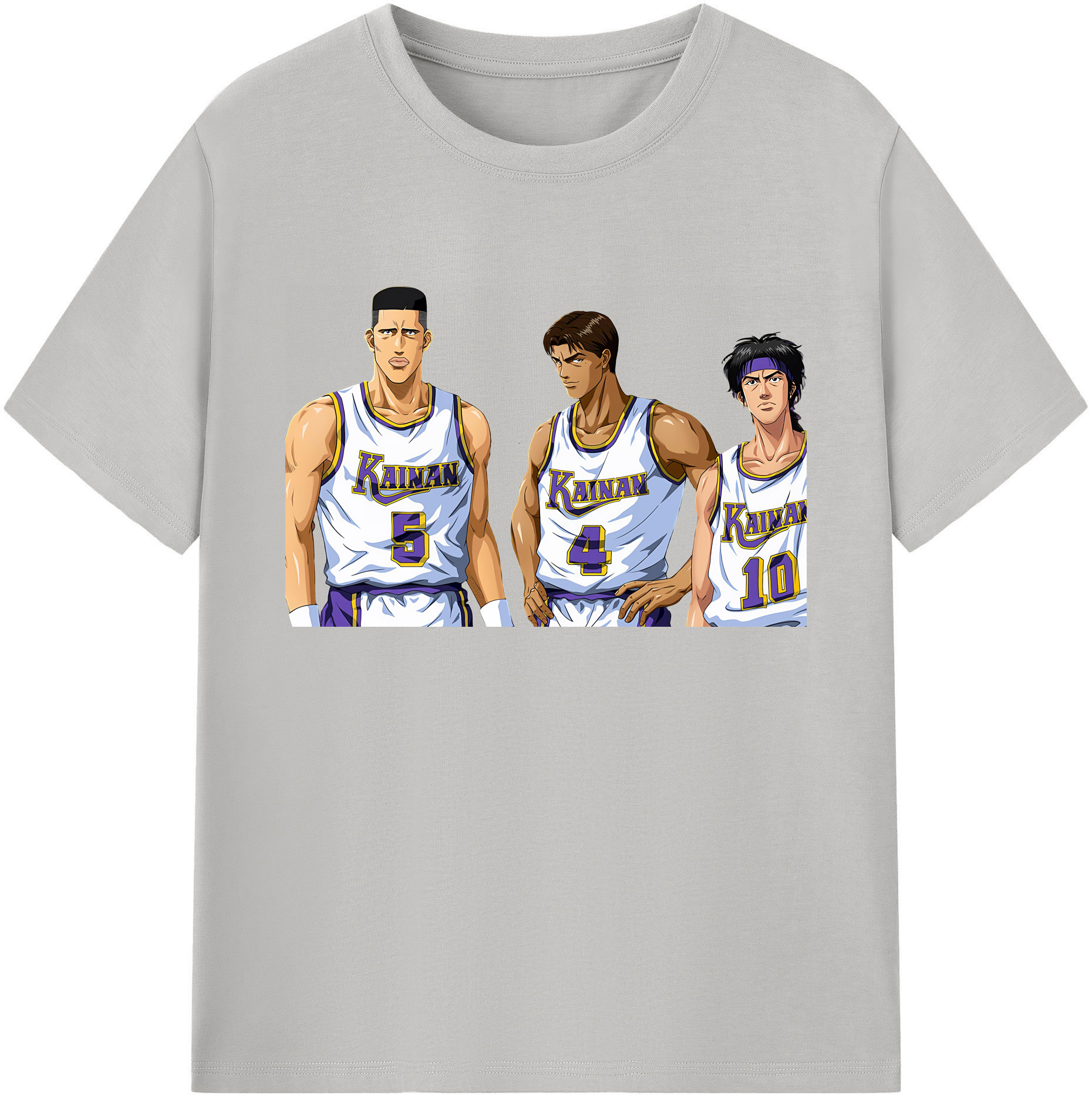 （画像用） SLAM DUNK／スラムダンク 綿100％ メンズ半袖Tシャツ｜肌触りやわらか＆通気性