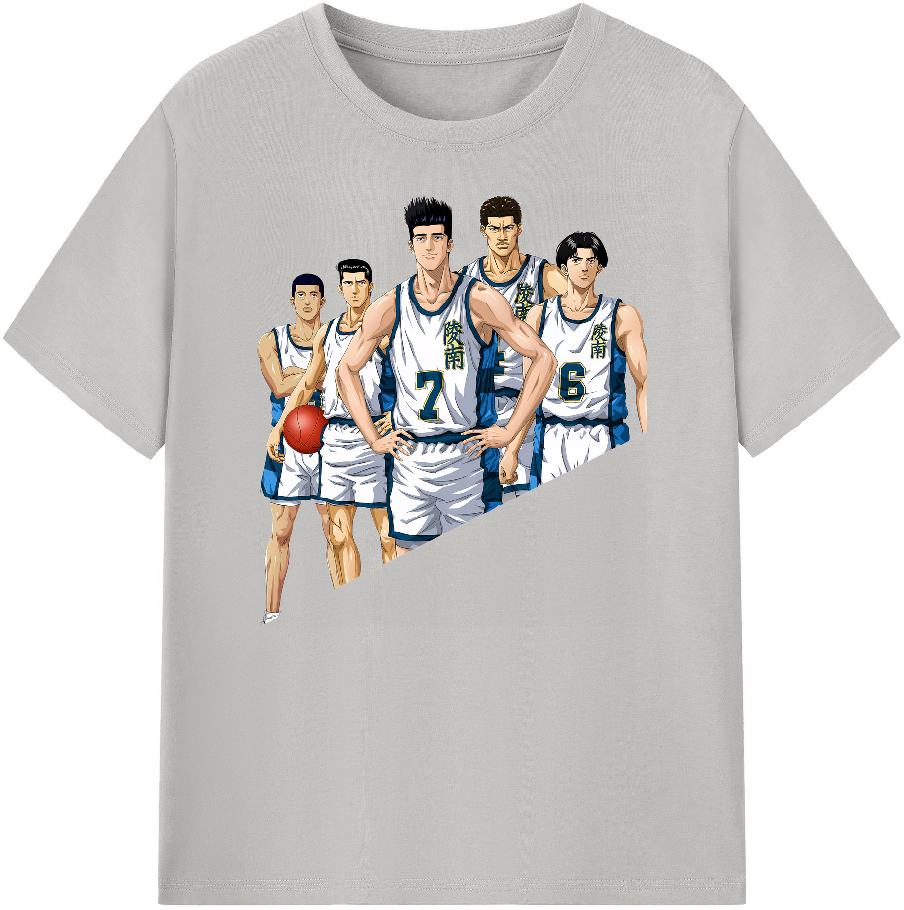 （画像用） SLAM DUNK／スラムダンク 綿100％ メンズ半袖Tシャツ｜肌触りやわらか＆通気性