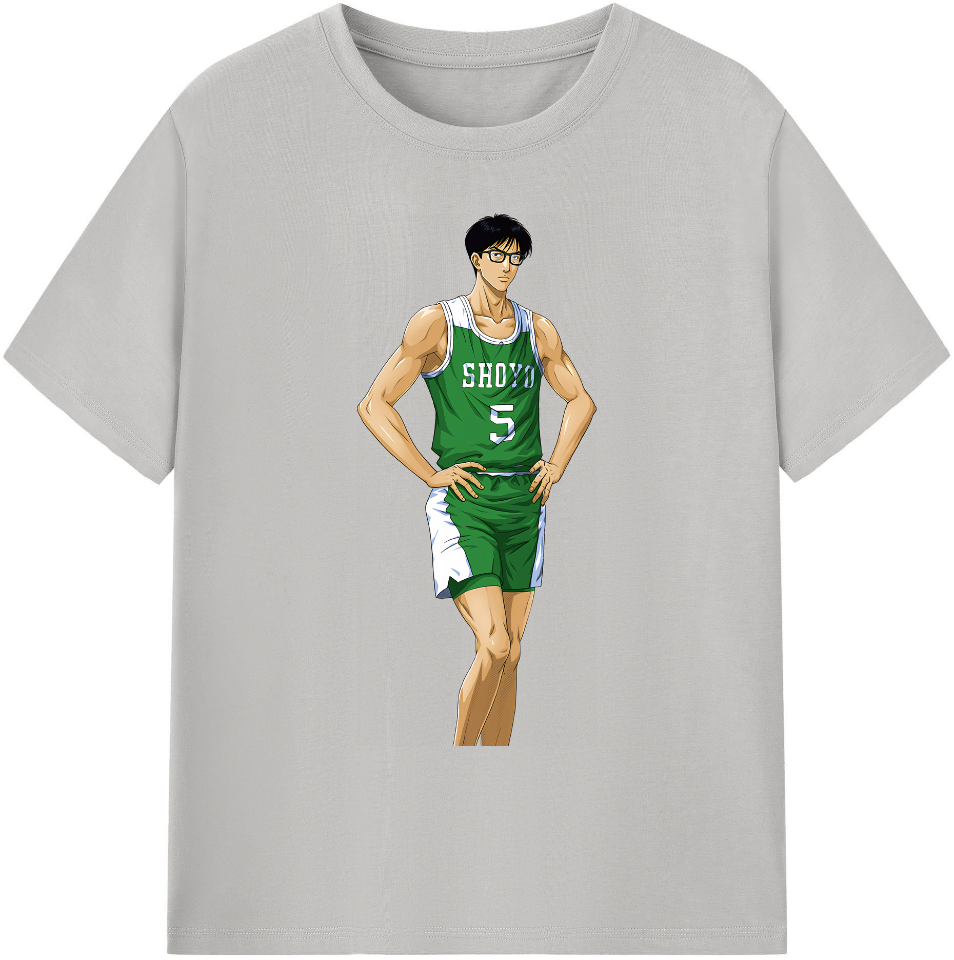 （画像用） SLAM DUNK／スラムダンク 綿100％ メンズ半袖Tシャツ｜肌触りやわらか＆通気性