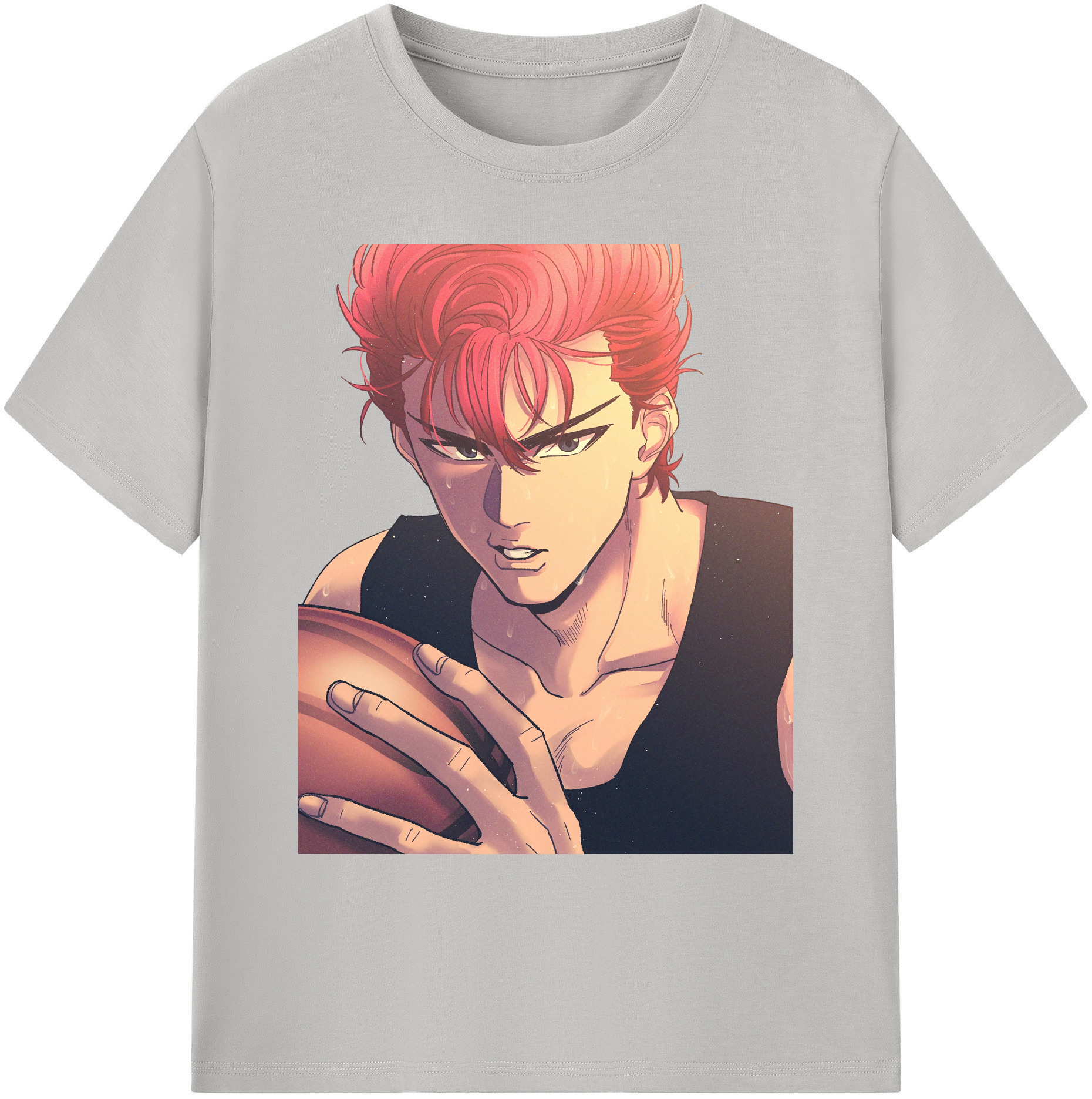（画像用） SLAM DUNK／スラムダンク 綿100％ メンズ半袖Tシャツ｜肌触りやわらか＆通気性