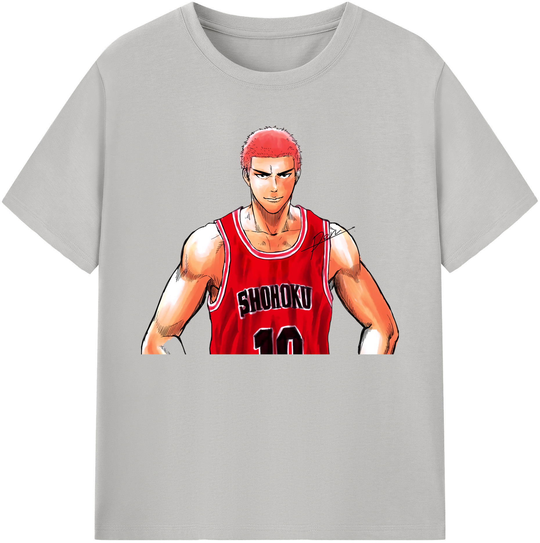 （画像用） SLAM DUNK／スラムダンク 綿100％ メンズ半袖Tシャツ｜肌触りやわらか＆通気性